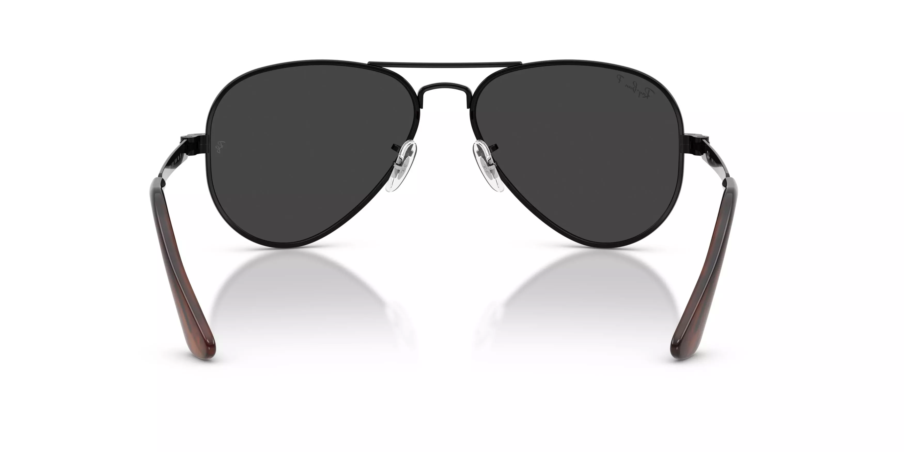 Ray-Ban Aviator Max Black Polarized Sunglasses – Polished Black - BLACK