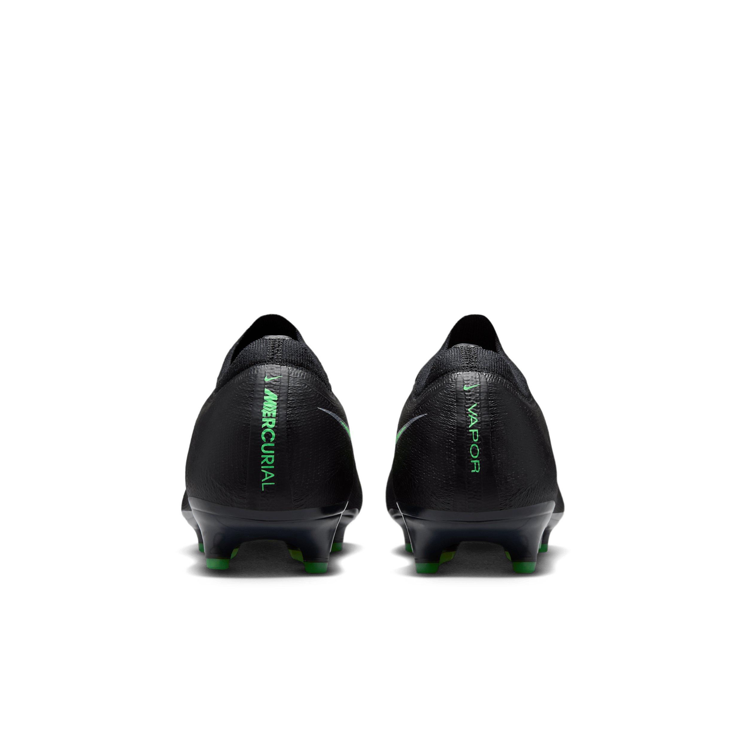 Nike Mercurial Vapor 17 Elite AG "Black/Black/Illusion Green" Men's Soccer Cleat - BLACK/BLACK/GREEN Thumbnail View 5