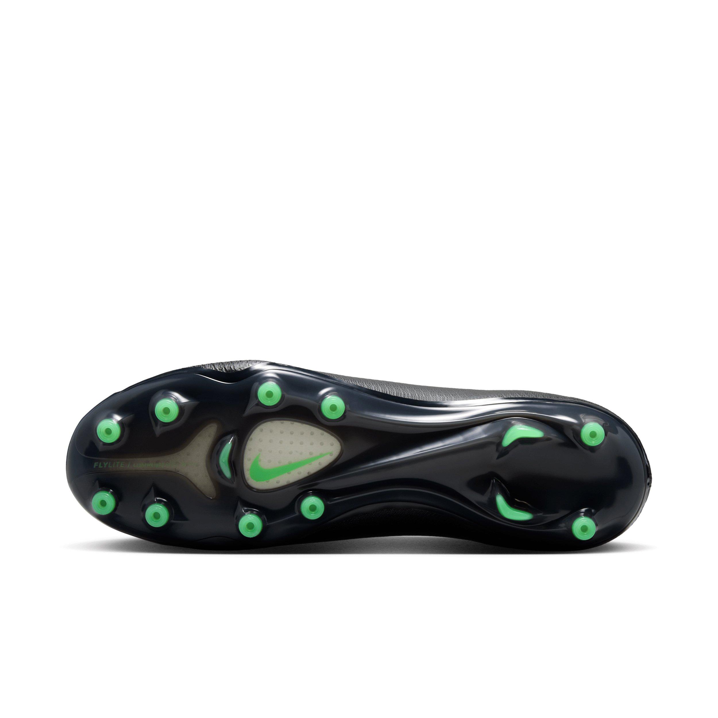 Nike Mercurial Vapor 17 Elite AG "Black/Black/Illusion Green" Men's Soccer Cleat - BLACK/BLACK/GREEN Thumbnail View 6
