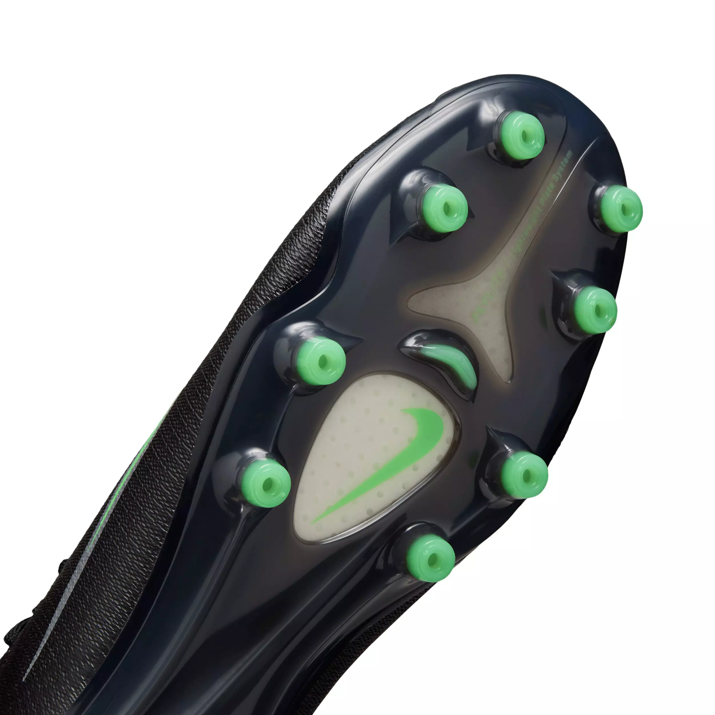 Nike Mercurial Vapor 17 Elite AG "Black/Black/Illusion Green" Men's Soccer Cleat - BLACK/BLACK/GREEN