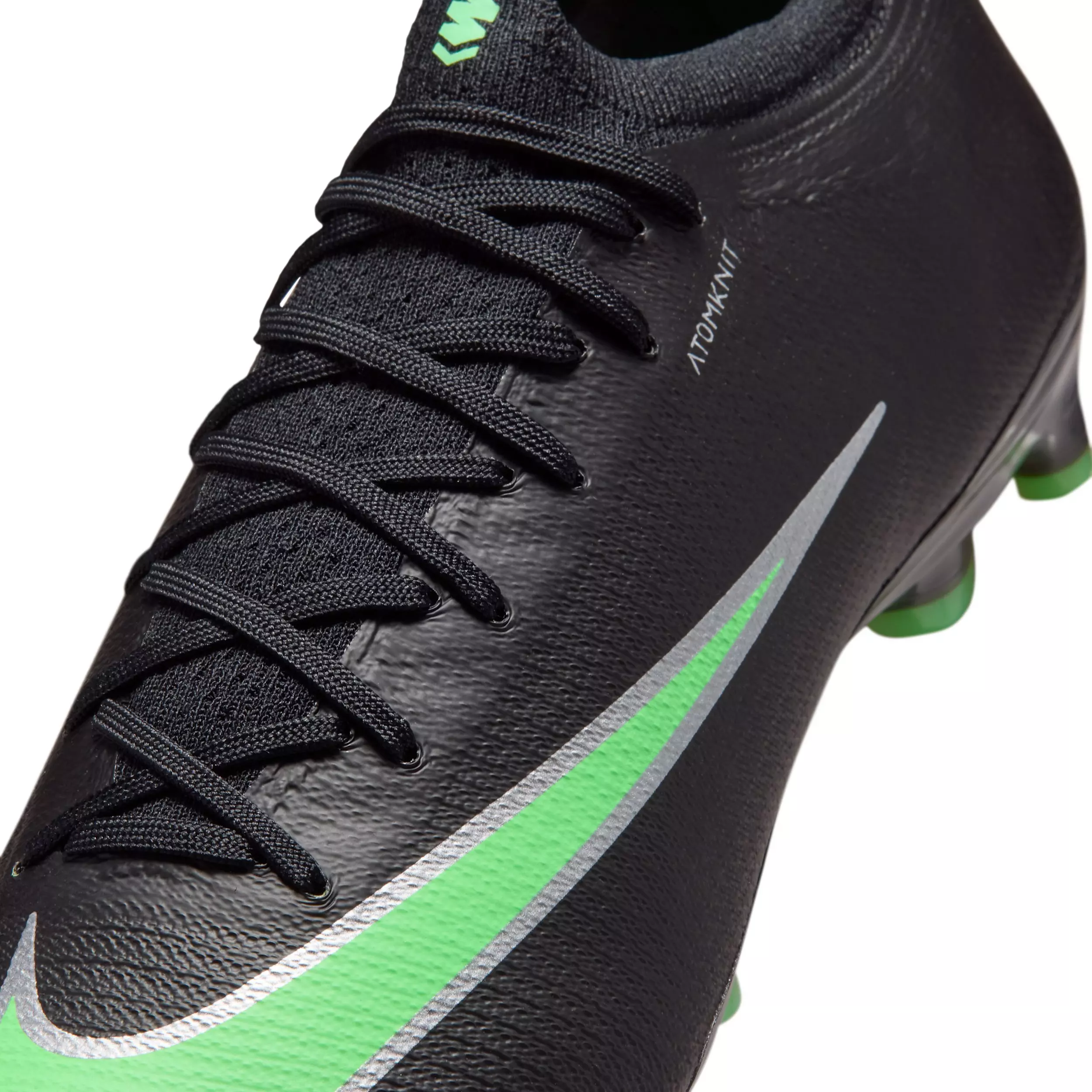 Nike Mercurial Vapor 17 Elite AG "Black/Black/Illusion Green" Men's Soccer Cleat - BLACK/BLACK/GREEN