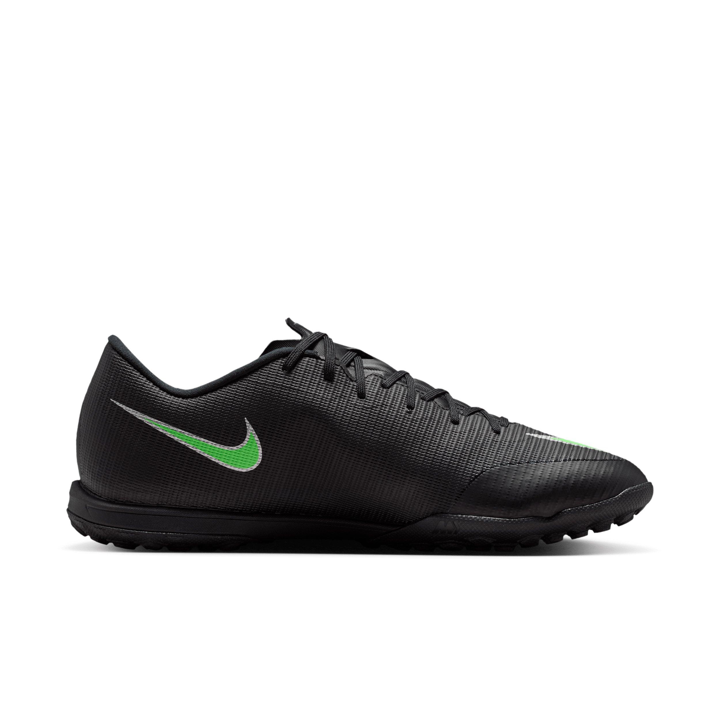 Nike Mercurial Vapor 17 Academy Turf "Black/Black/Illusion Green" Men's Soccer Shoe - BLACK/BLACK/GREEN Thumbnail View 1