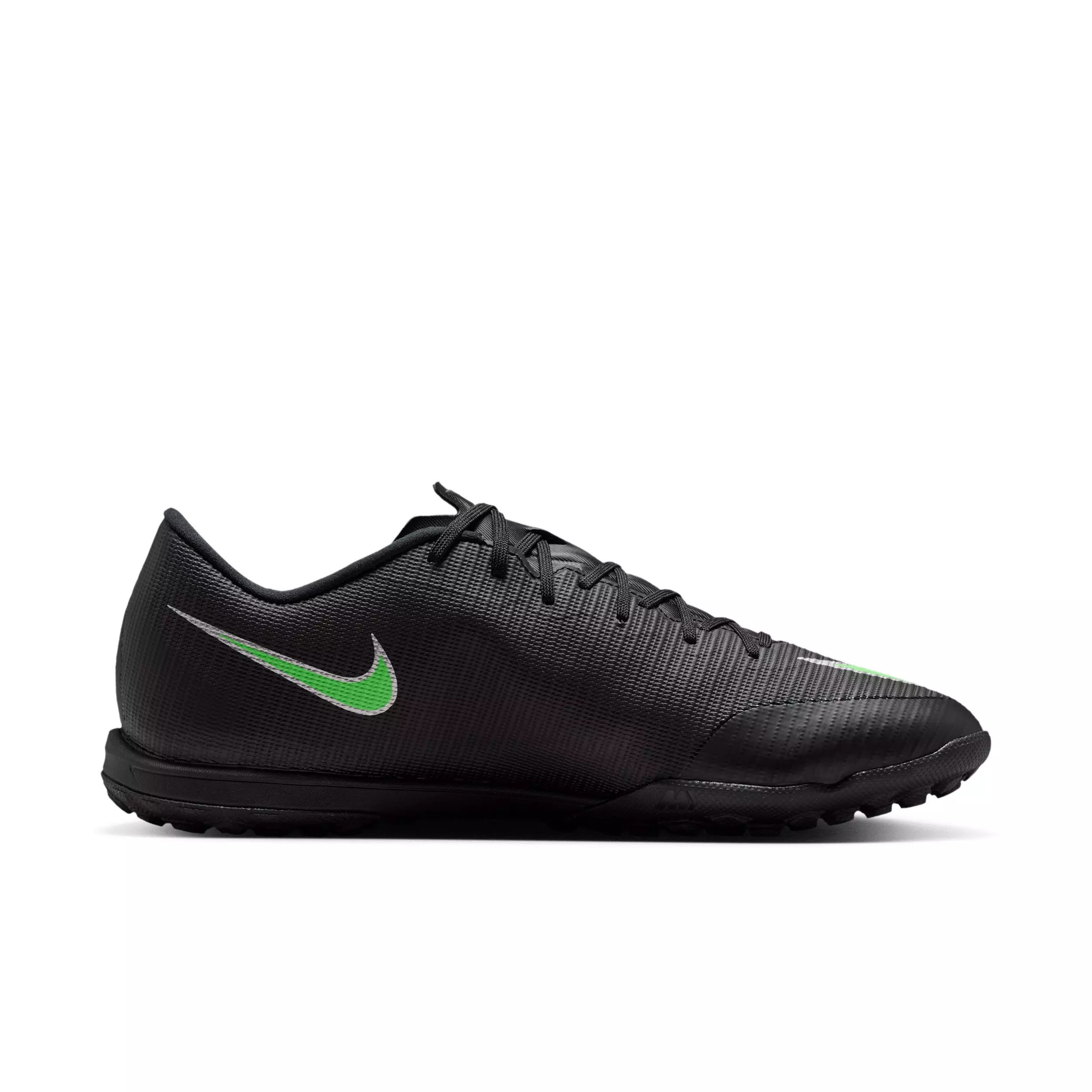 Nike Mercurial Vapor 17 Academy Turf "Black/Black/Illusion Green" Men's Soccer Shoe - BLACK/BLACK/GREEN