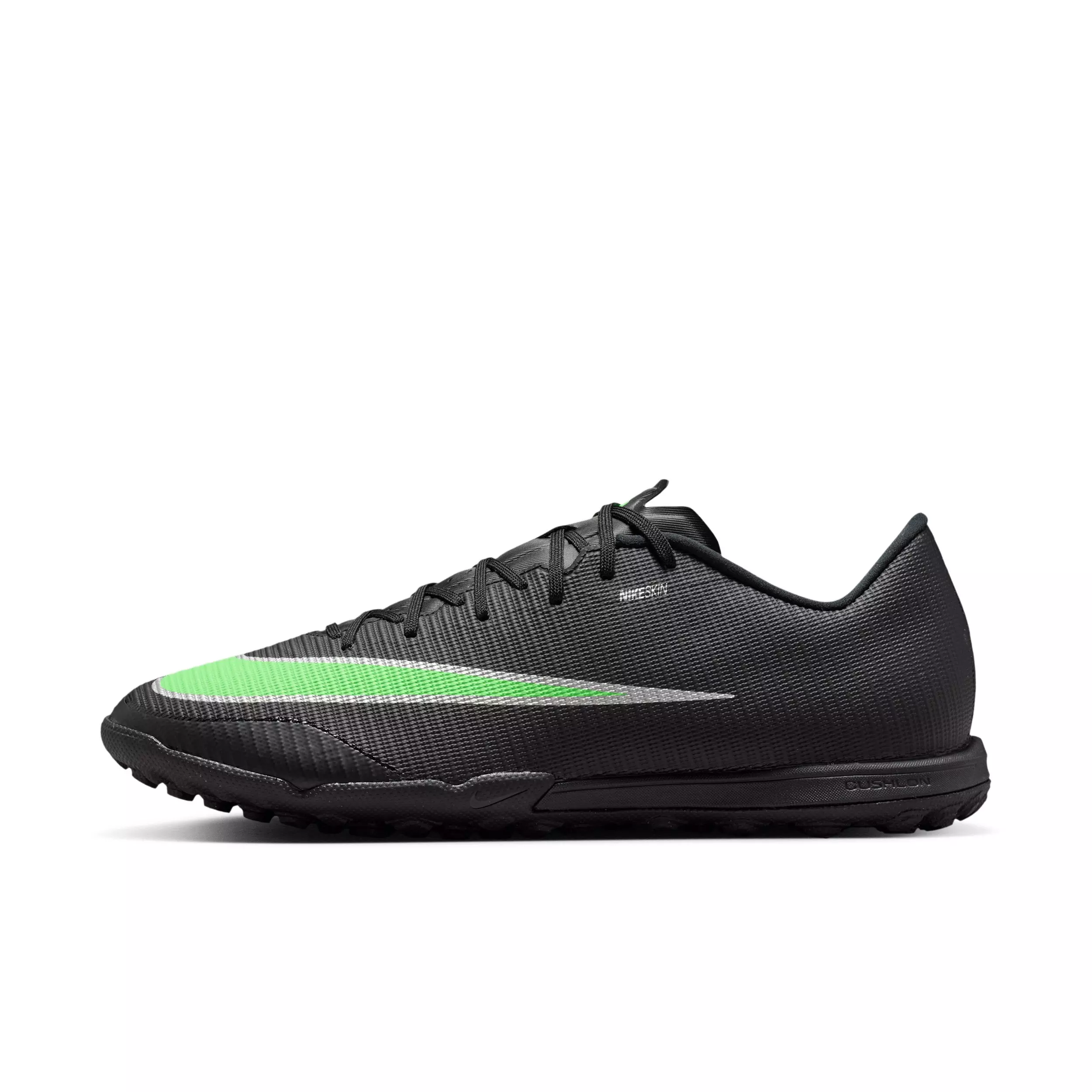 Nike Mercurial Vapor 17 Academy Turf "Black/Black/Illusion Green" Men's Soccer Shoe - BLACK/BLACK/GREEN