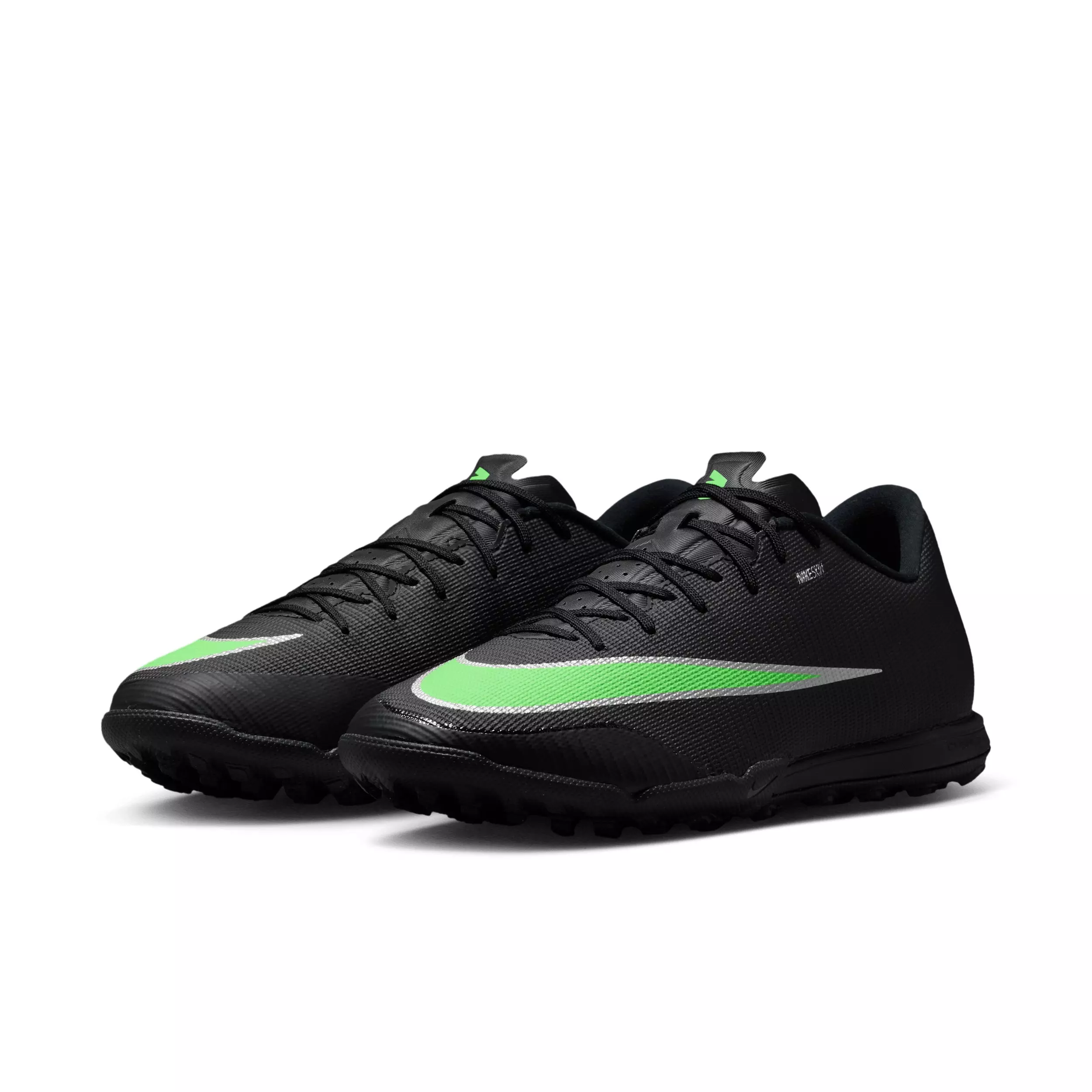 Nike Mercurial Vapor 17 Academy Turf "Black/Black/Illusion Green" Men's Soccer Shoe - BLACK/BLACK/GREEN
