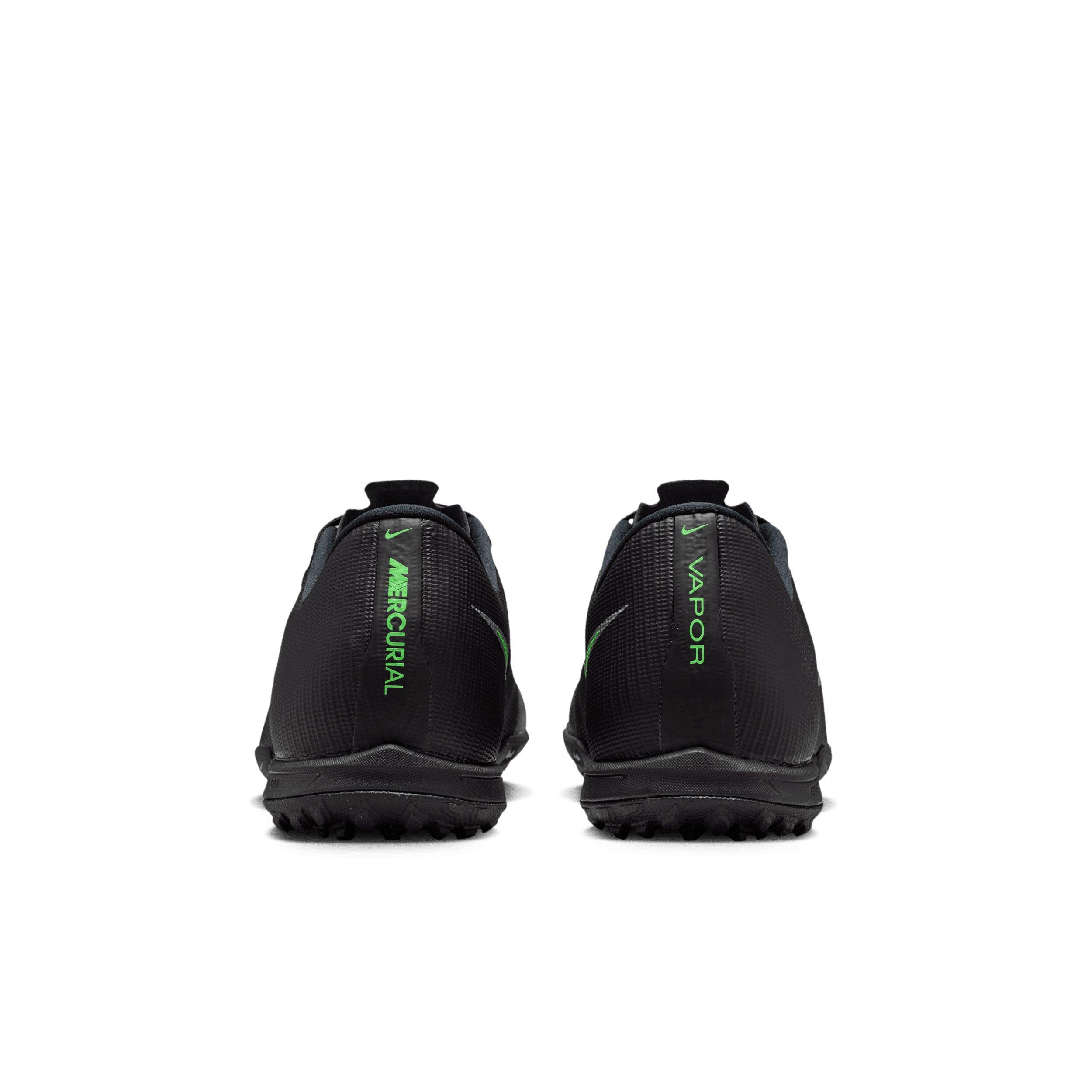 Nike Mercurial Vapor 17 Academy Turf "Black/Black/Illusion Green" Men's Soccer Shoe - BLACK/BLACK/GREEN Thumbnail View 5