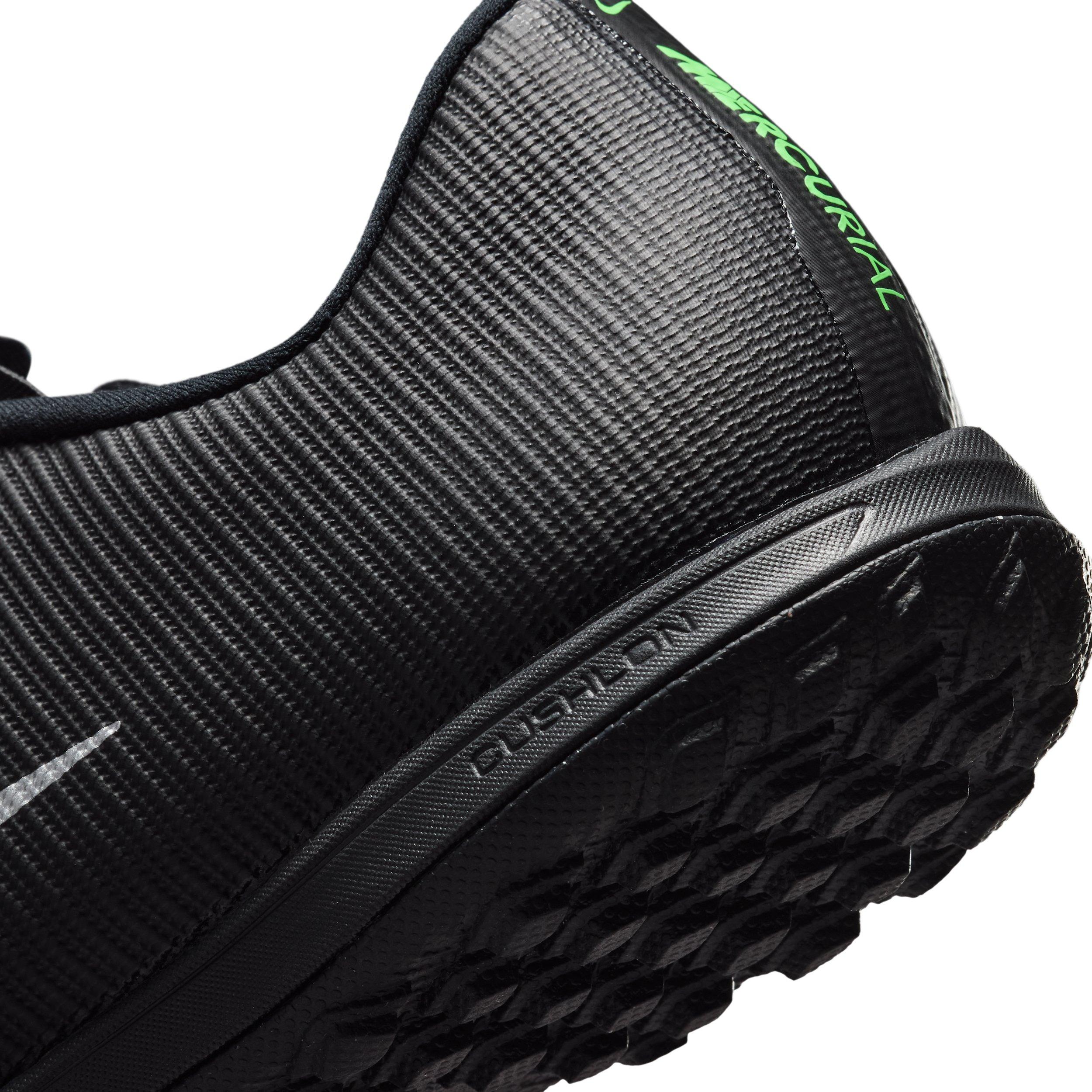 Nike Mercurial Vapor 17 Academy Turf "Black/Black/Illusion Green" Men's Soccer Shoe - BLACK/BLACK/GREEN Thumbnail View 8