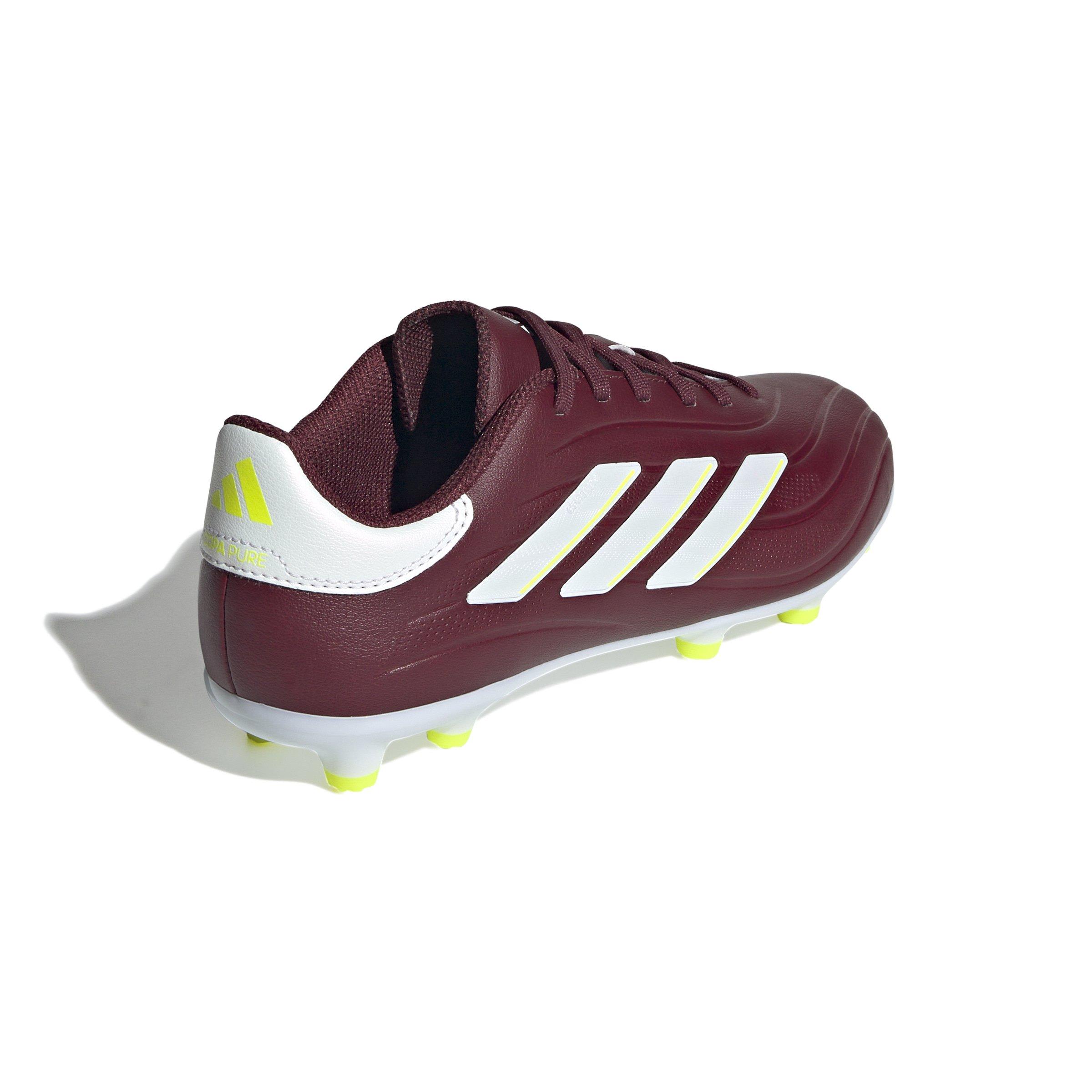 adidas Copa Pure II League FG "Shadow Red/Ftwr White/Team Solar Yellow 2" Preschool Kids' Soccer Cleat - RED/WHITE/YELLOW Thumbnail View 4