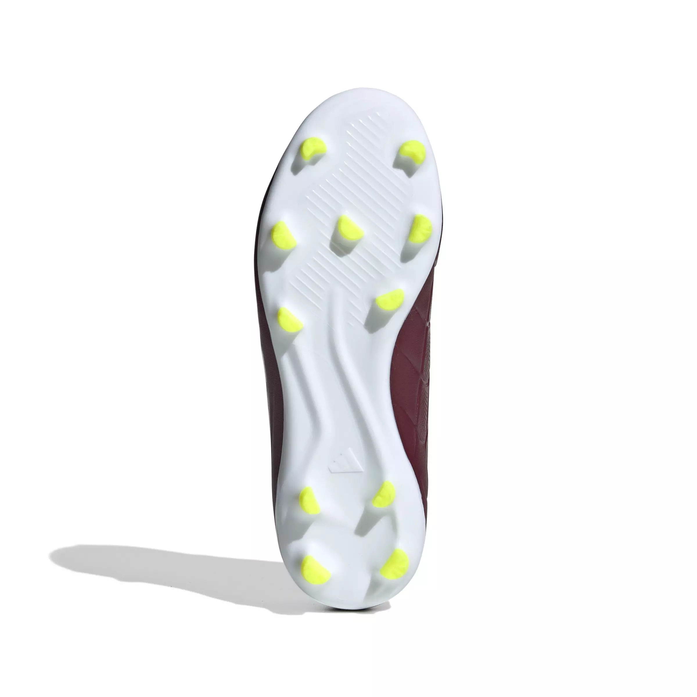 adidas Copa Pure II League FG "Shadow Red/Ftwr White/Team Solar Yellow 2" Preschool Kids' Soccer Cleat - RED/WHITE/YELLOW