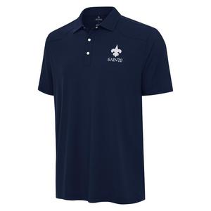 Antigua Men's New Orleans Saints Western Polo-Navy