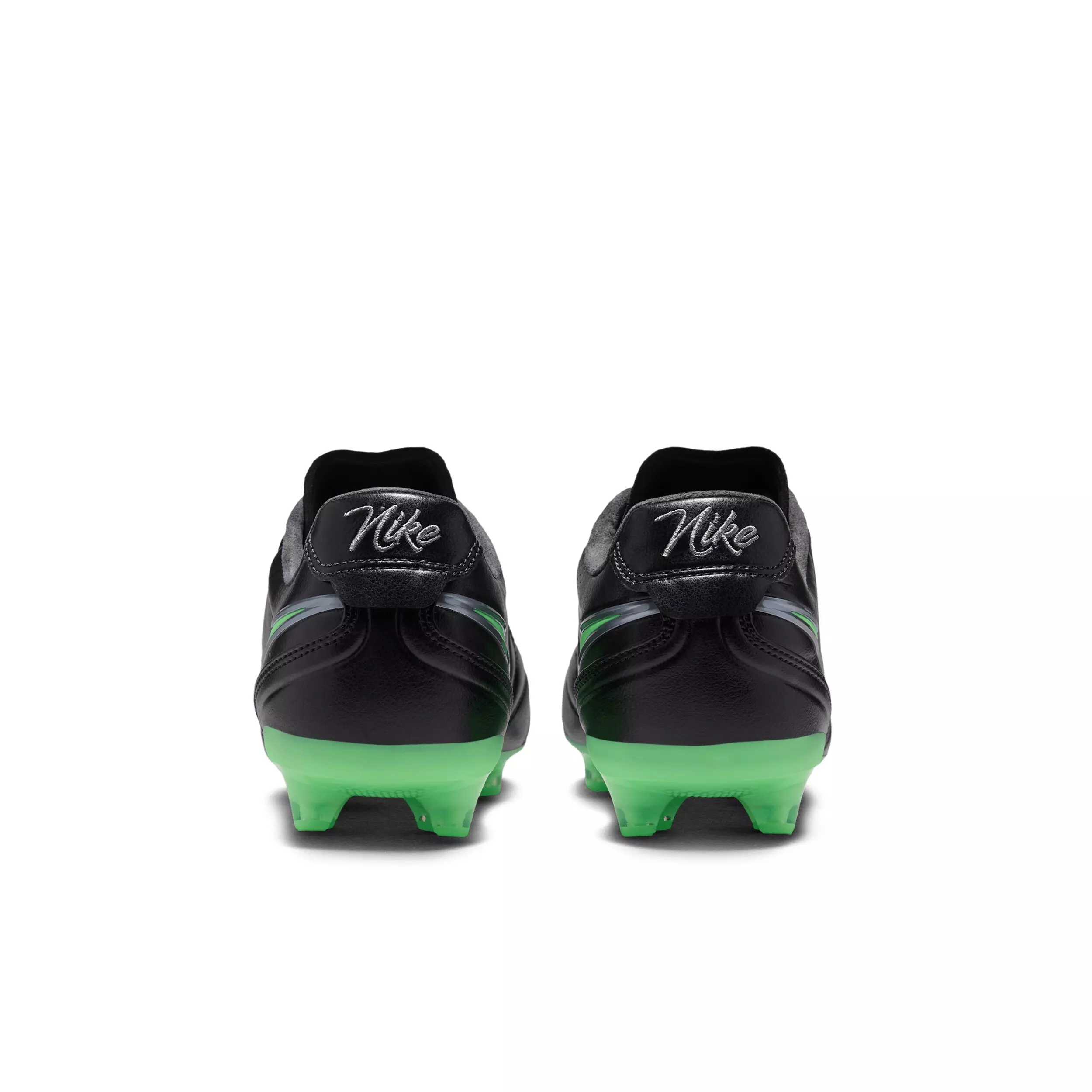 Nike Tiempo Ligera Pro AG "Black/Black/Illusion Green" Men's Soccer Cleat - BLACK/BLACK/GREEN