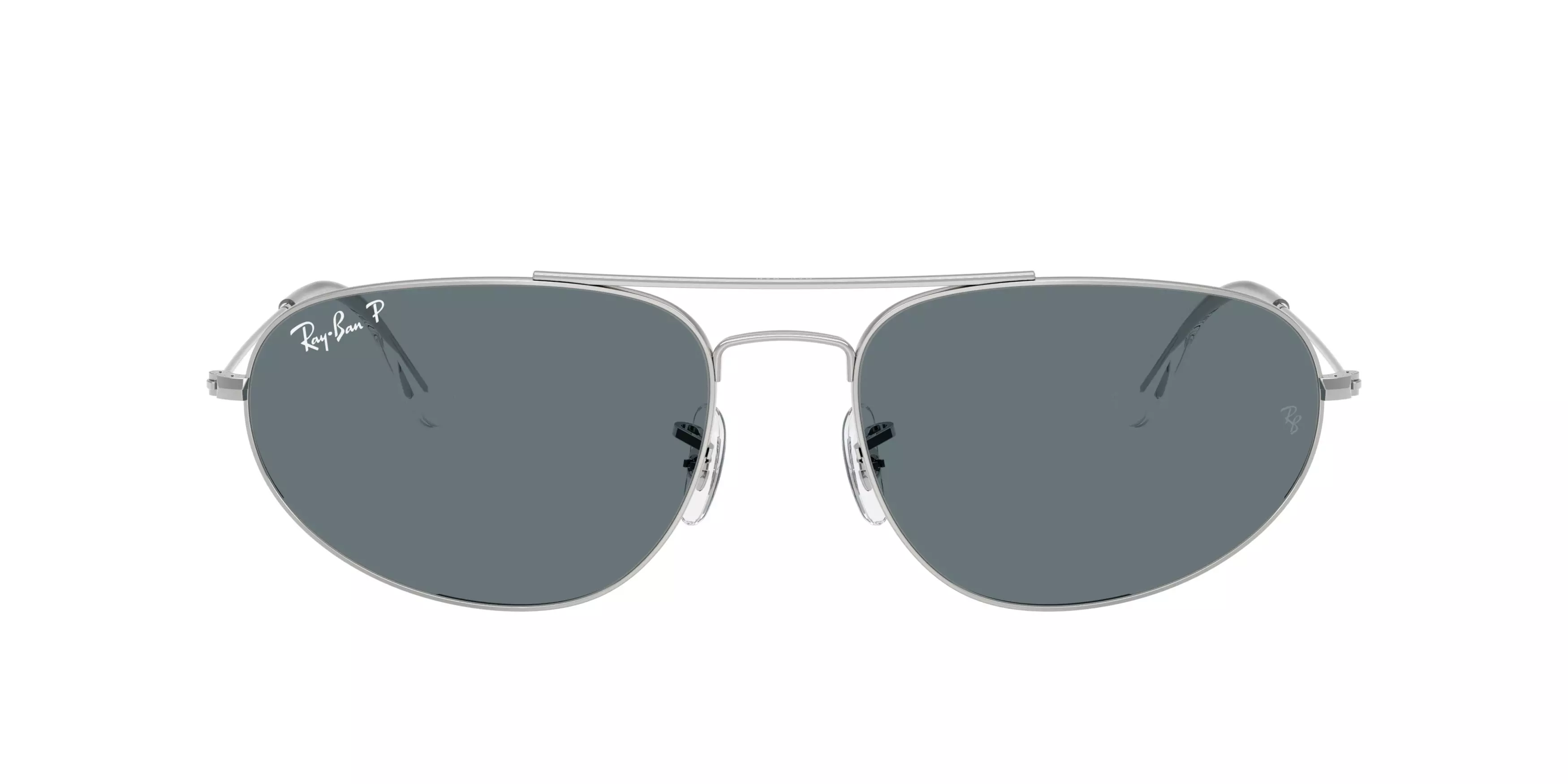 Ray-Ban RB3945 Dark Blue Polarized Sunglasses – Silver - SILVER/BLUE