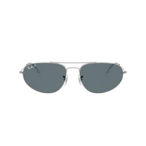 Ray-Ban RB3945 Dark Blue Polarized Sunglasses – Silver
