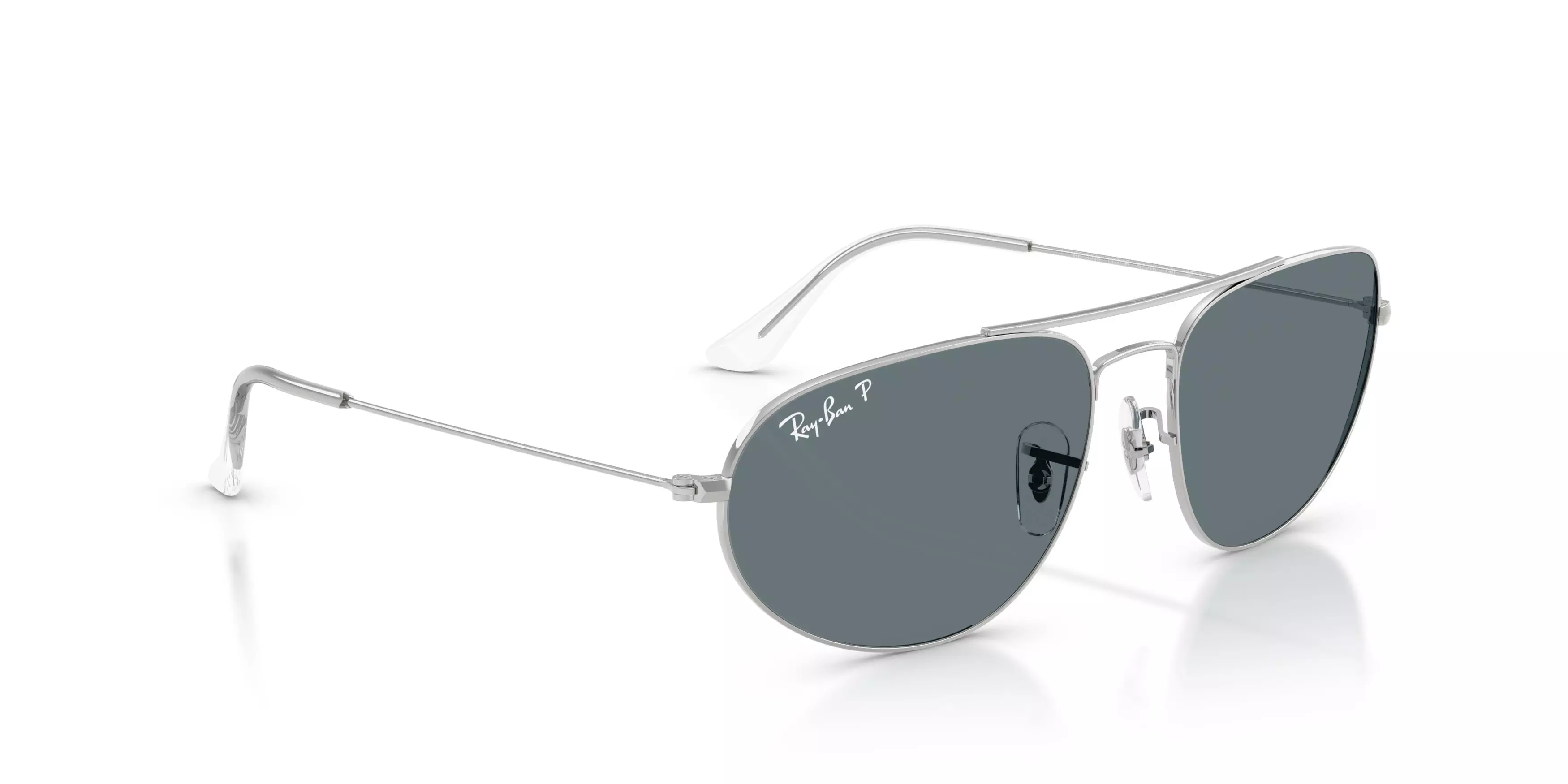 Ray-Ban RB3945 Dark Blue Polarized Sunglasses – Silver - SILVER/BLUE