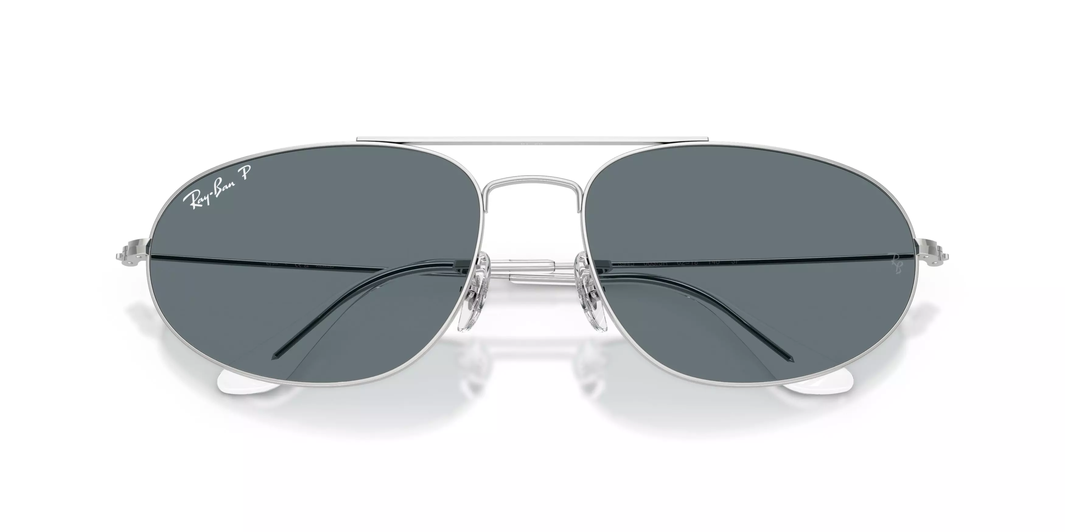 Ray-Ban RB3945 Dark Blue Polarized Sunglasses – Silver - SILVER/BLUE