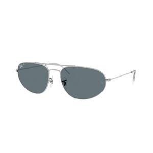 Ray-Ban RB3945 Dark Blue Polarized Sunglasses – Silver