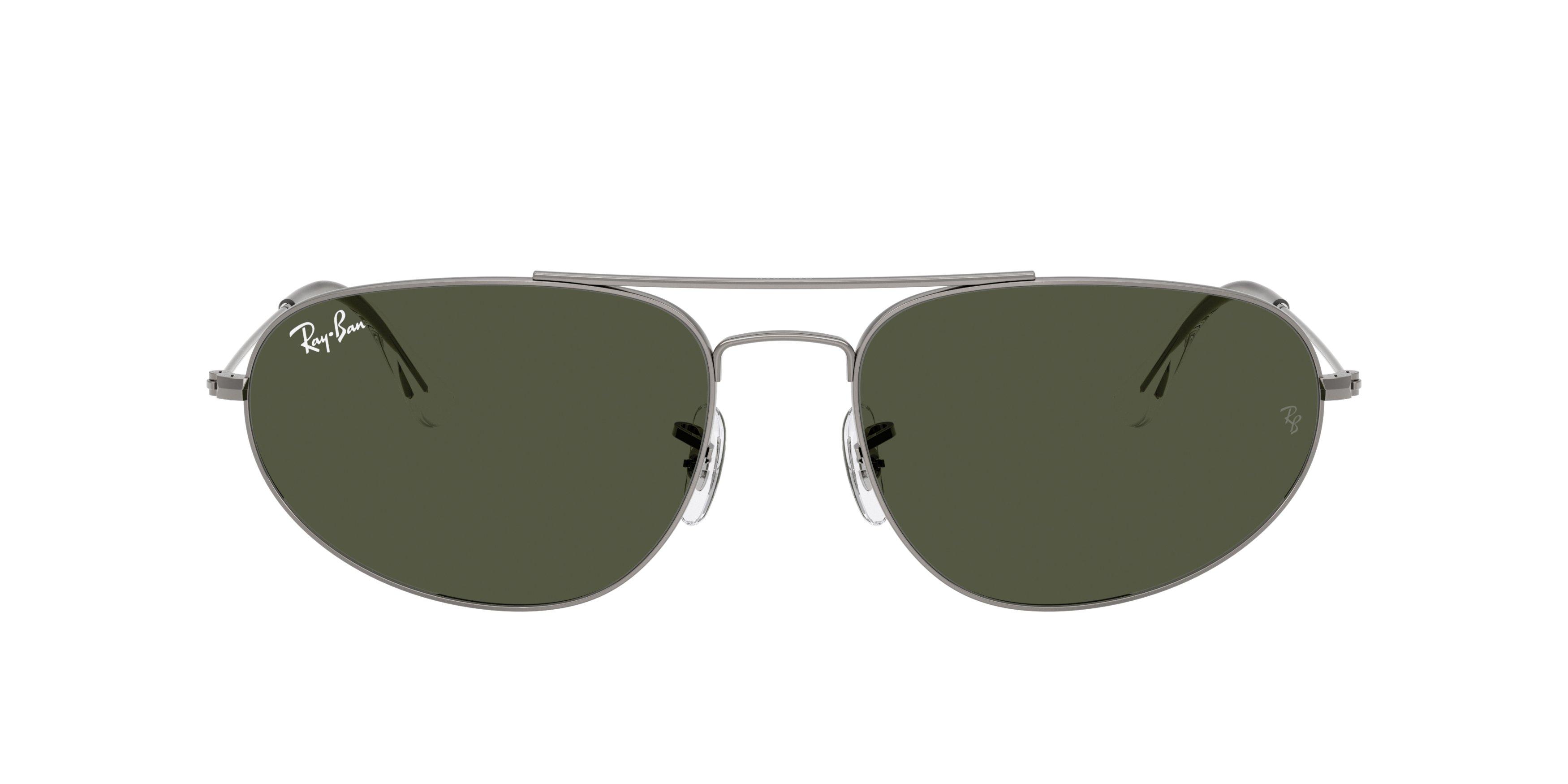 Ray-Ban RB3945 Green Sunglasses &ndash; Gunmetal - GREY/GREEN Thumbnail View 2