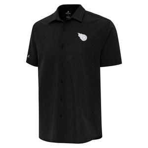 Antigua Men's Tennessee Titans Activate Woven Shirt-Black
