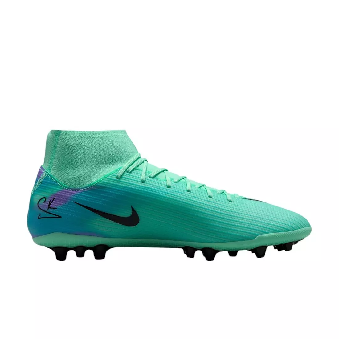 Nike Mercurial Superfly 11 Academy AG "Green Glow/Fuchsia/Lagoon Pulse/Black" Men's Soccer Cleat - GREEN/FUCHSIA/LAGOON/BLACK