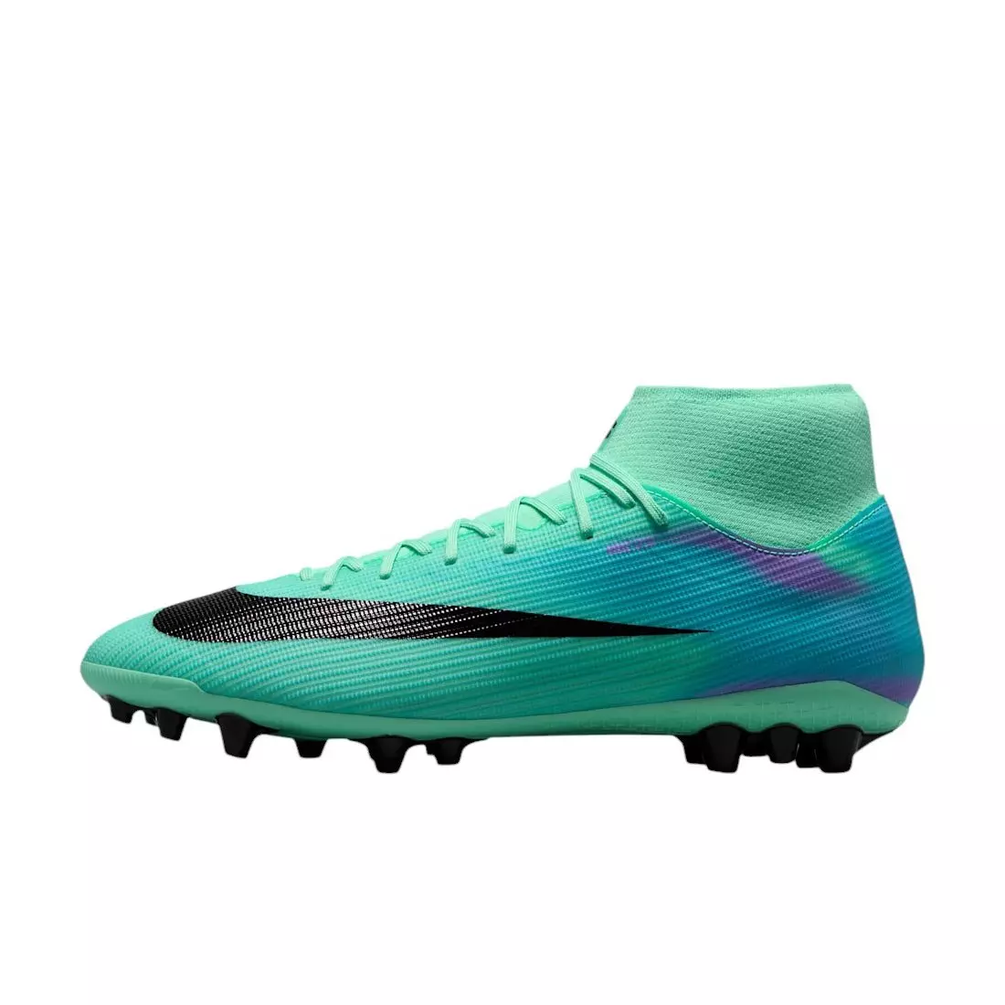 Nike Mercurial Superfly 11 Academy AG "Green Glow/Fuchsia/Lagoon Pulse/Black" Men's Soccer Cleat - GREEN/FUCHSIA/LAGOON/BLACK