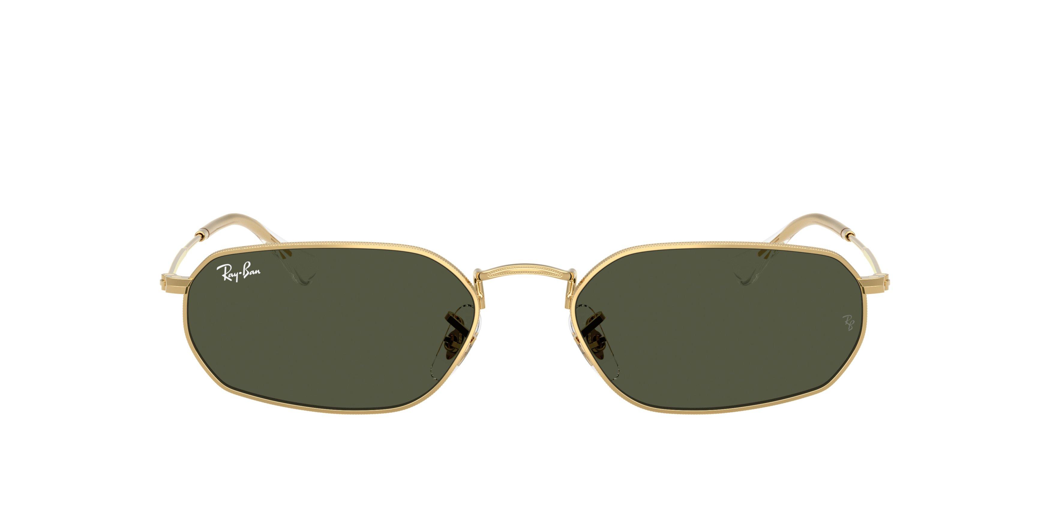 Ray-Ban RB3947 Green Sunglasses &ndash; Arista Gold - GOLD/GREEN Thumbnail View 2