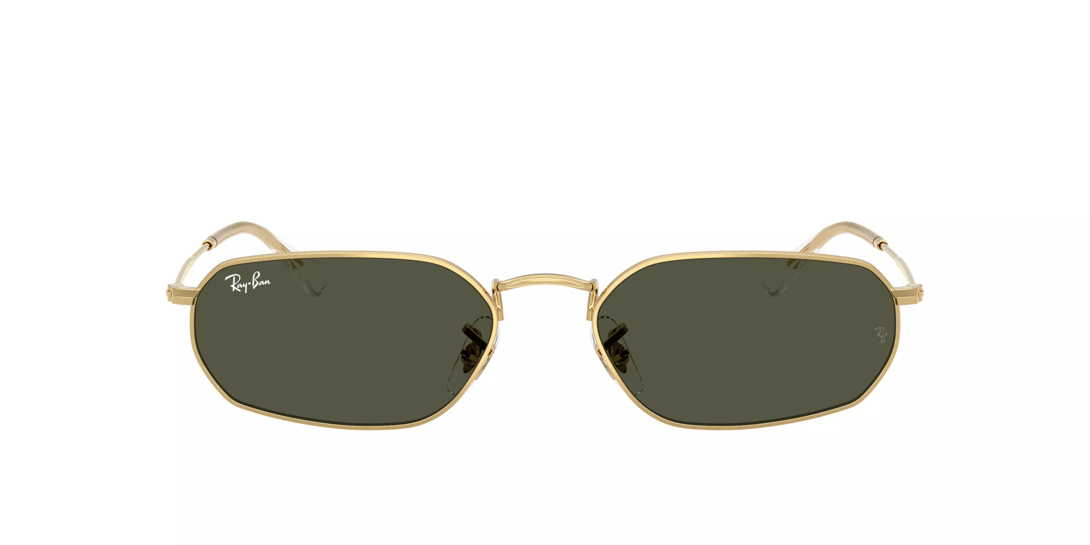 Ray-Ban RB3947 Green Sunglasses – Arista Gold - GOLD/GREEN