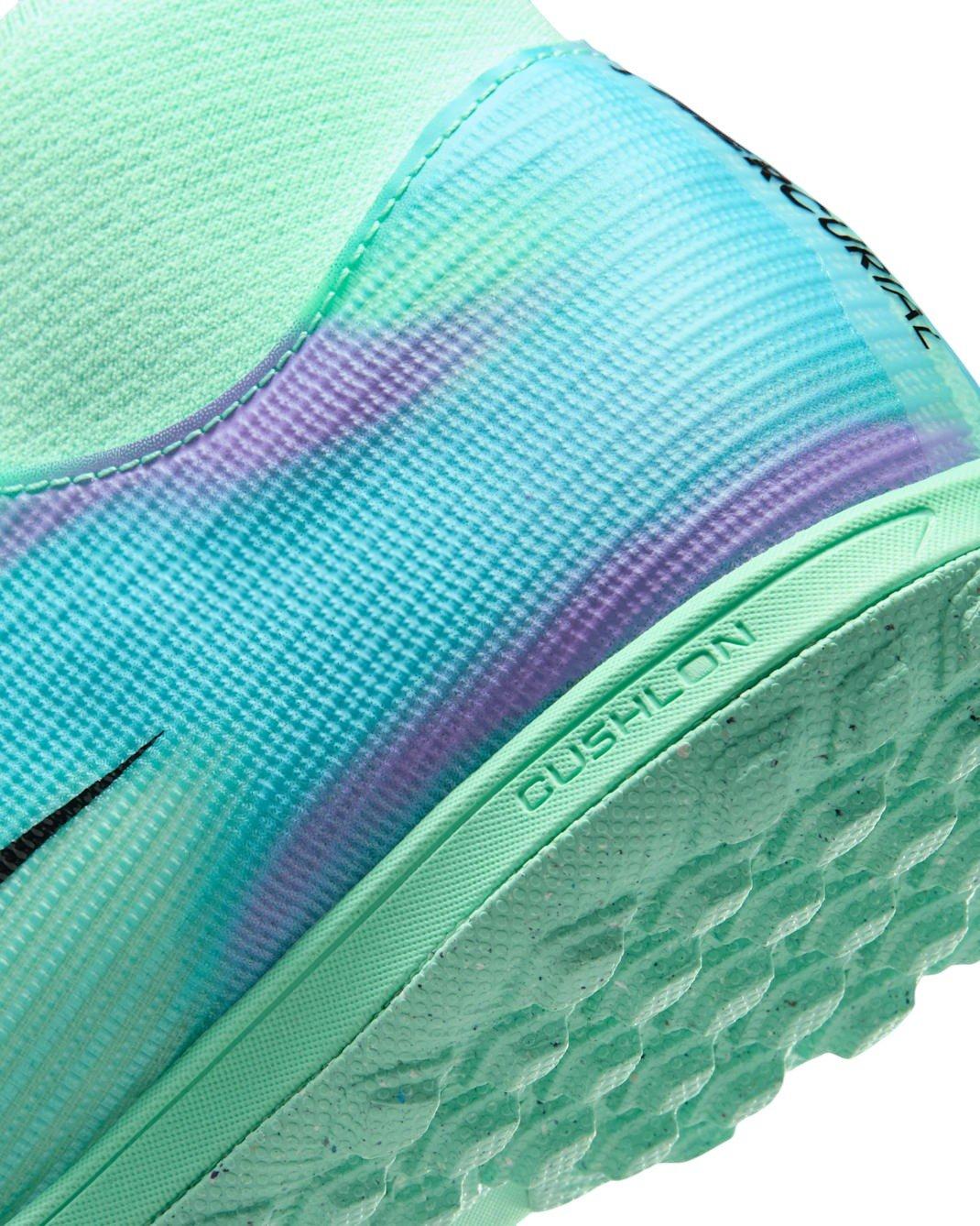 Nike Mercurial Superfly 11 Academy Turf "Green Glow/Fuchsia/Lagoon Pulse/Black" Men's Soccer Shoe - GREEN/FUCHSIA/LAGOON/BLACK