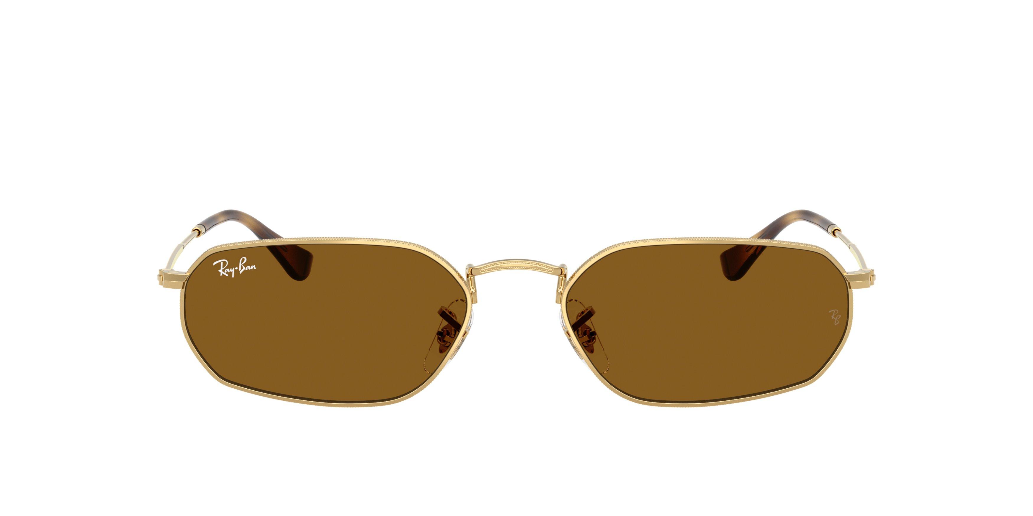 Ray-Ban RB3947 Brown Sunglasses &ndash; Arista Gold - GOLD/BROWN Thumbnail View 2