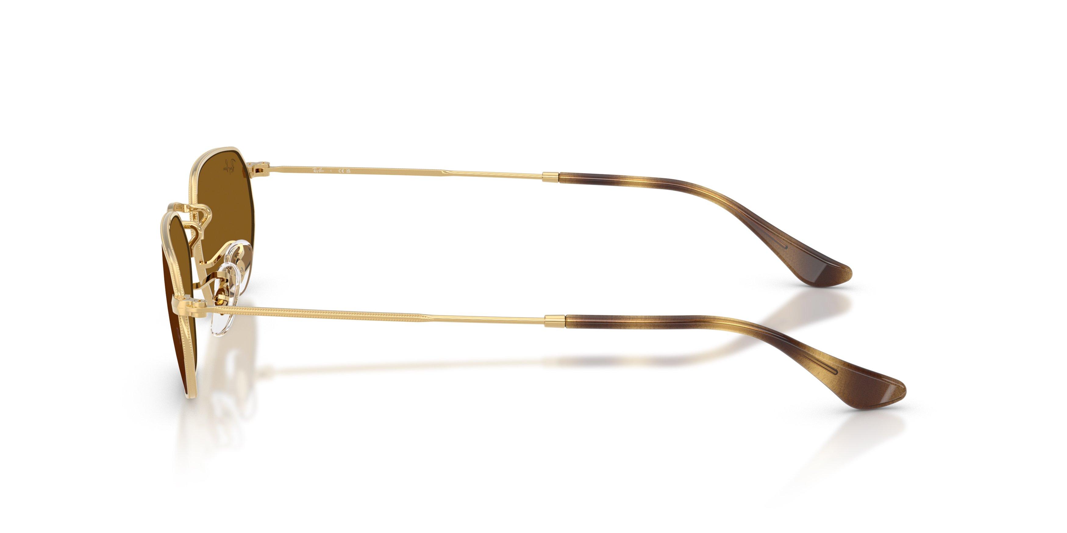 Ray-Ban RB3947 Brown Sunglasses &ndash; Arista Gold - GOLD/BROWN Thumbnail View 5