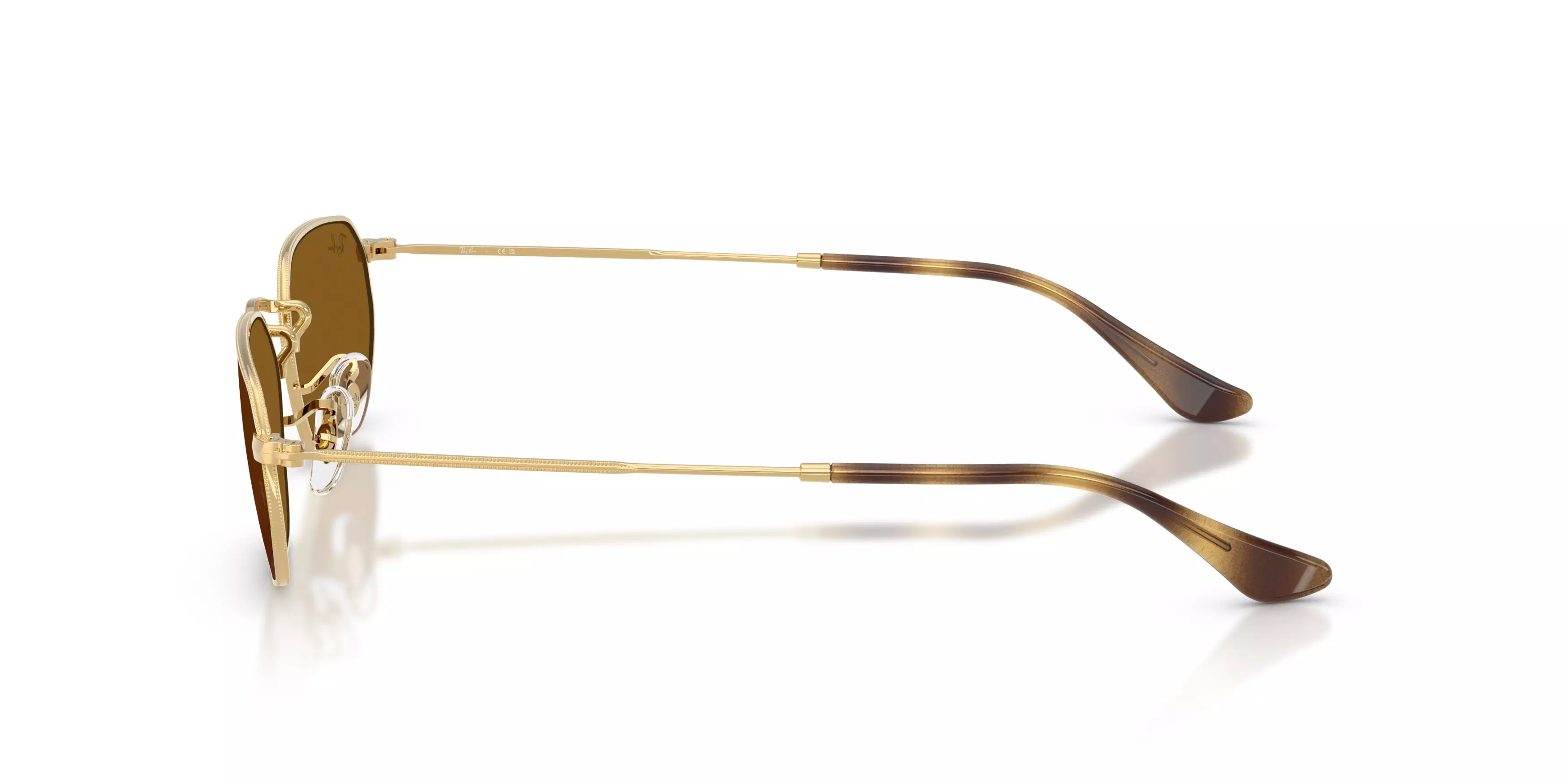 Ray-Ban RB3947 Brown Sunglasses – Arista Gold - GOLD/BROWN