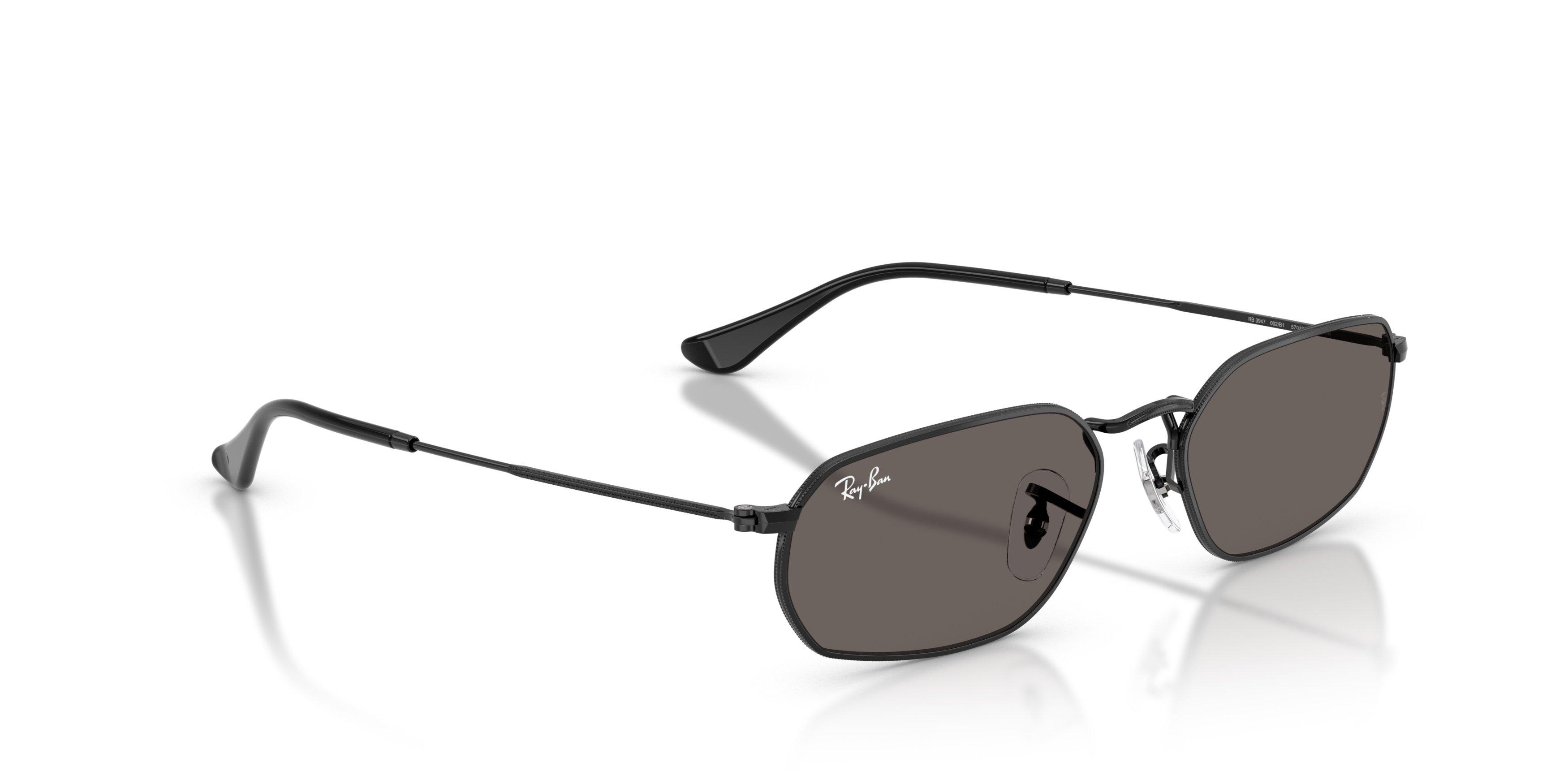 Ray-Ban RB3947 Dark Grey Sunglasses &ndash; Black - BLACK/GREY Thumbnail View 4