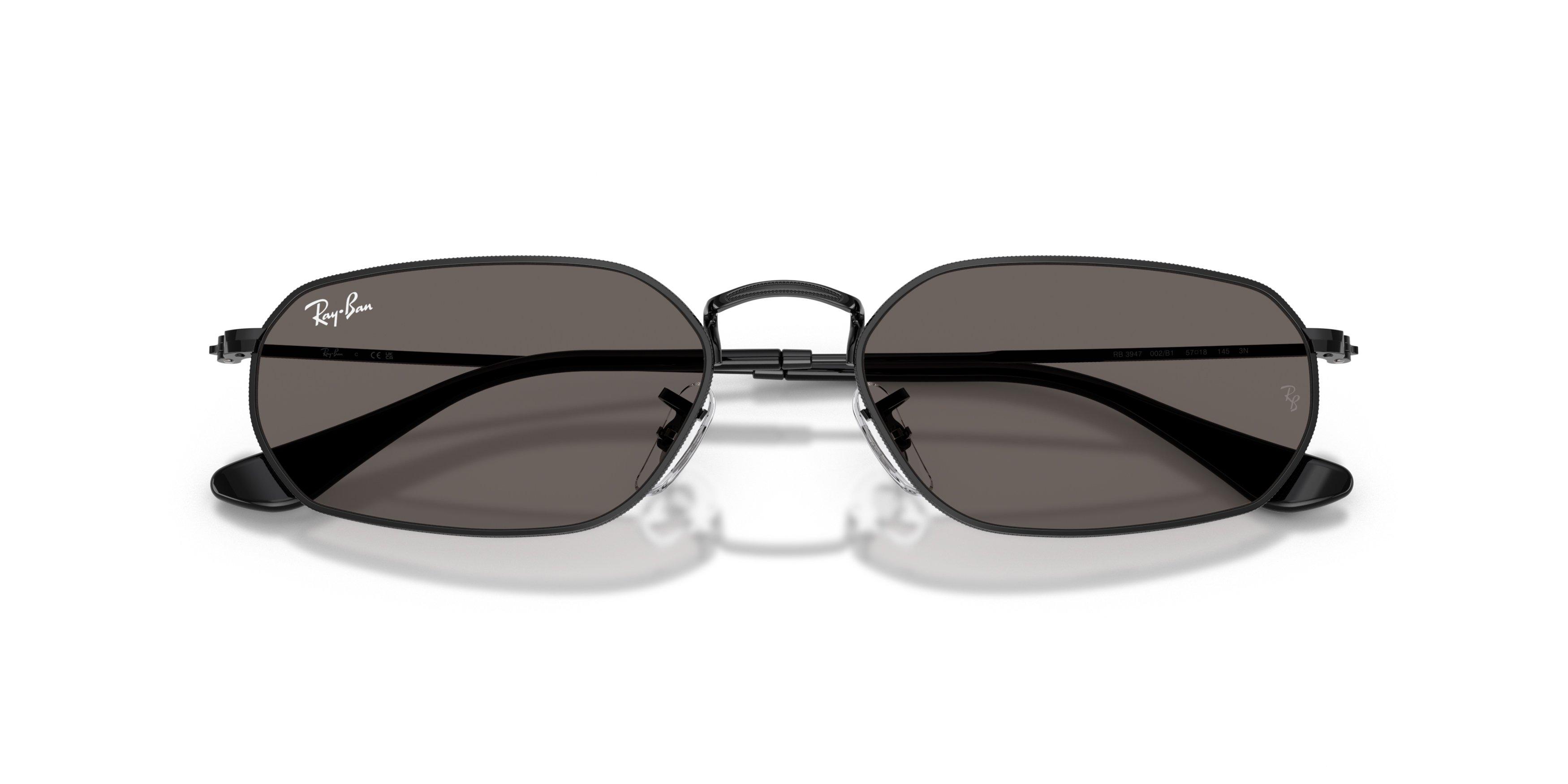 Ray-Ban RB3947 Dark Grey Sunglasses &ndash; Black - BLACK/GREY Thumbnail View 6