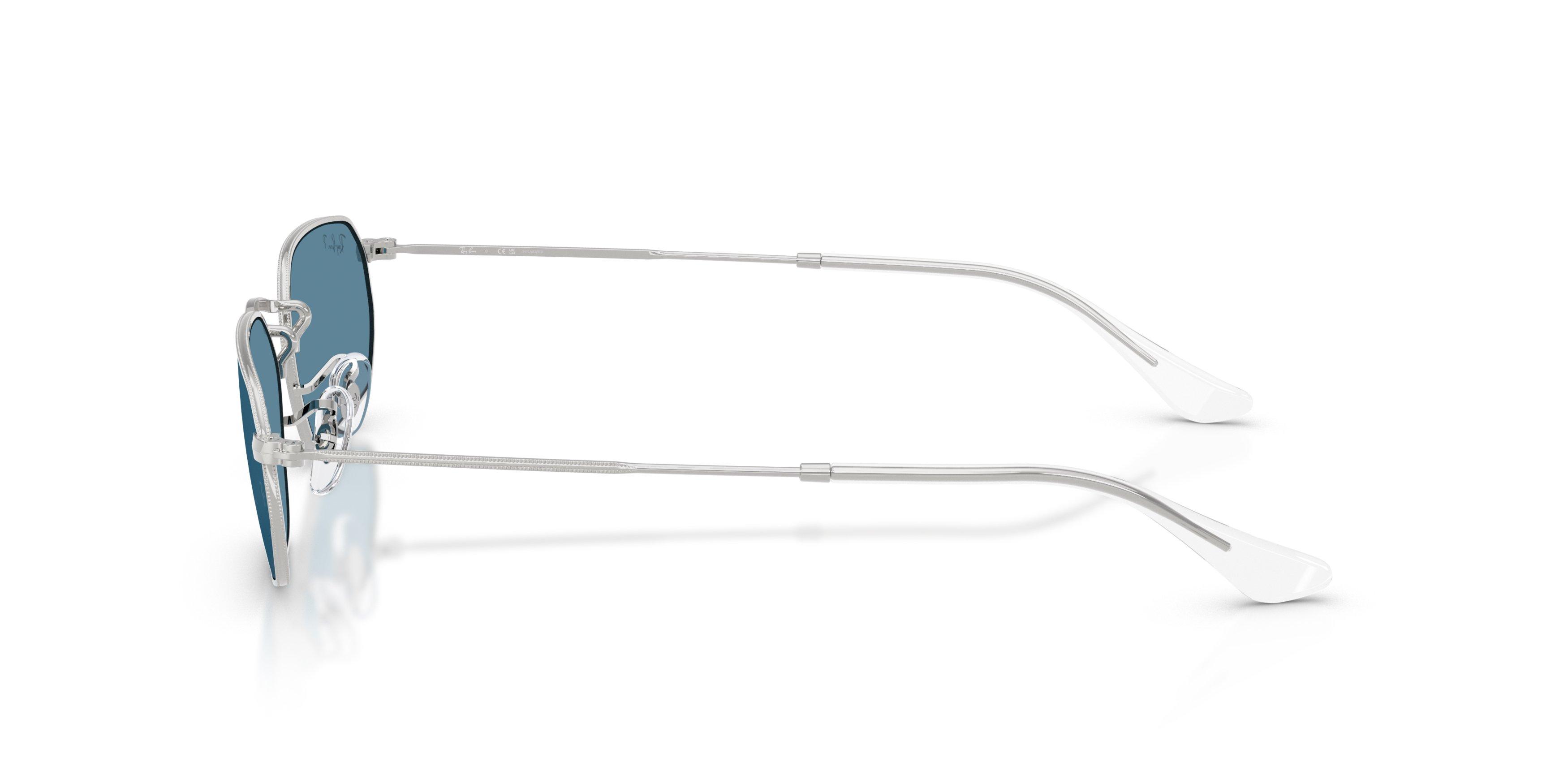 Ray-Ban RB3947 Blue Polarized Sunglasses &ndash; Silver - SILVER/BLUE Thumbnail View 5