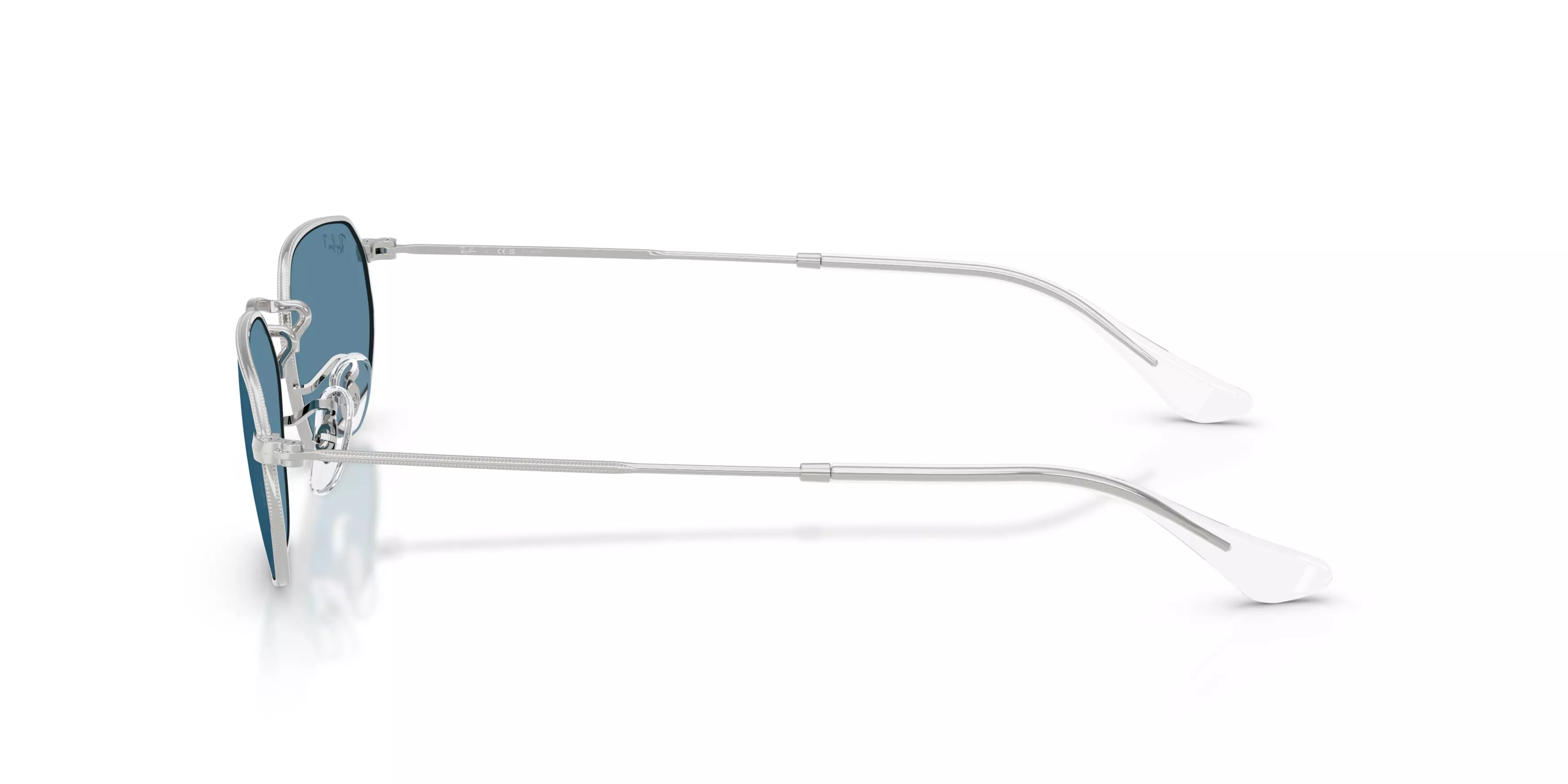 Ray-Ban RB3947 Blue Polarized Sunglasses &ndash; Silver - SILVER/BLUE