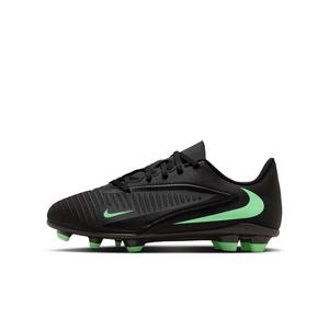 Nike Phantom 6 Low Club MG "Black/Black/Illusion Green" Grade School Kids' Soccer Cleat