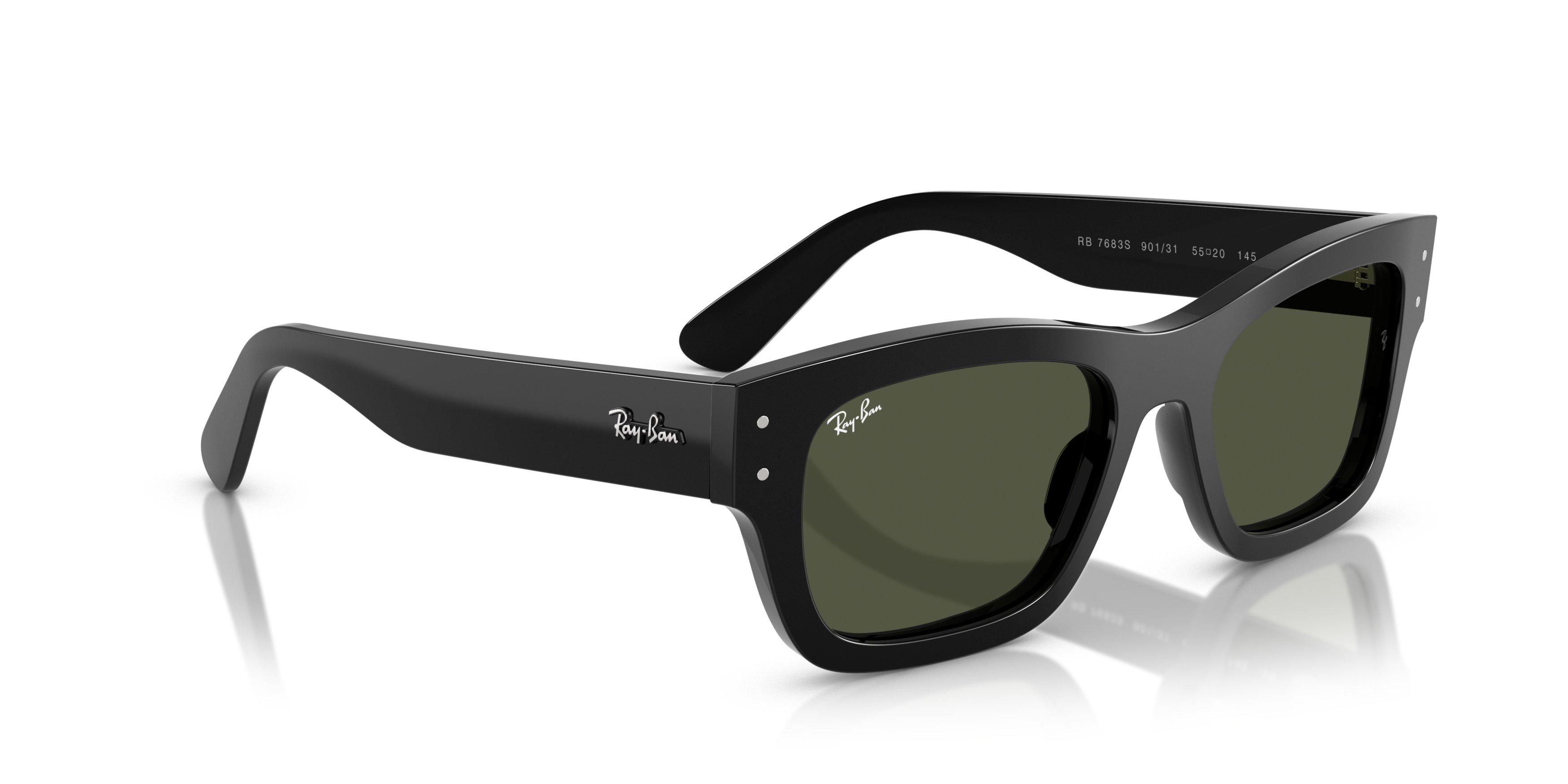 Ray-Ban Joseph Green Sunglasses &ndash; Black - BLACK/GREEN Thumbnail View 4