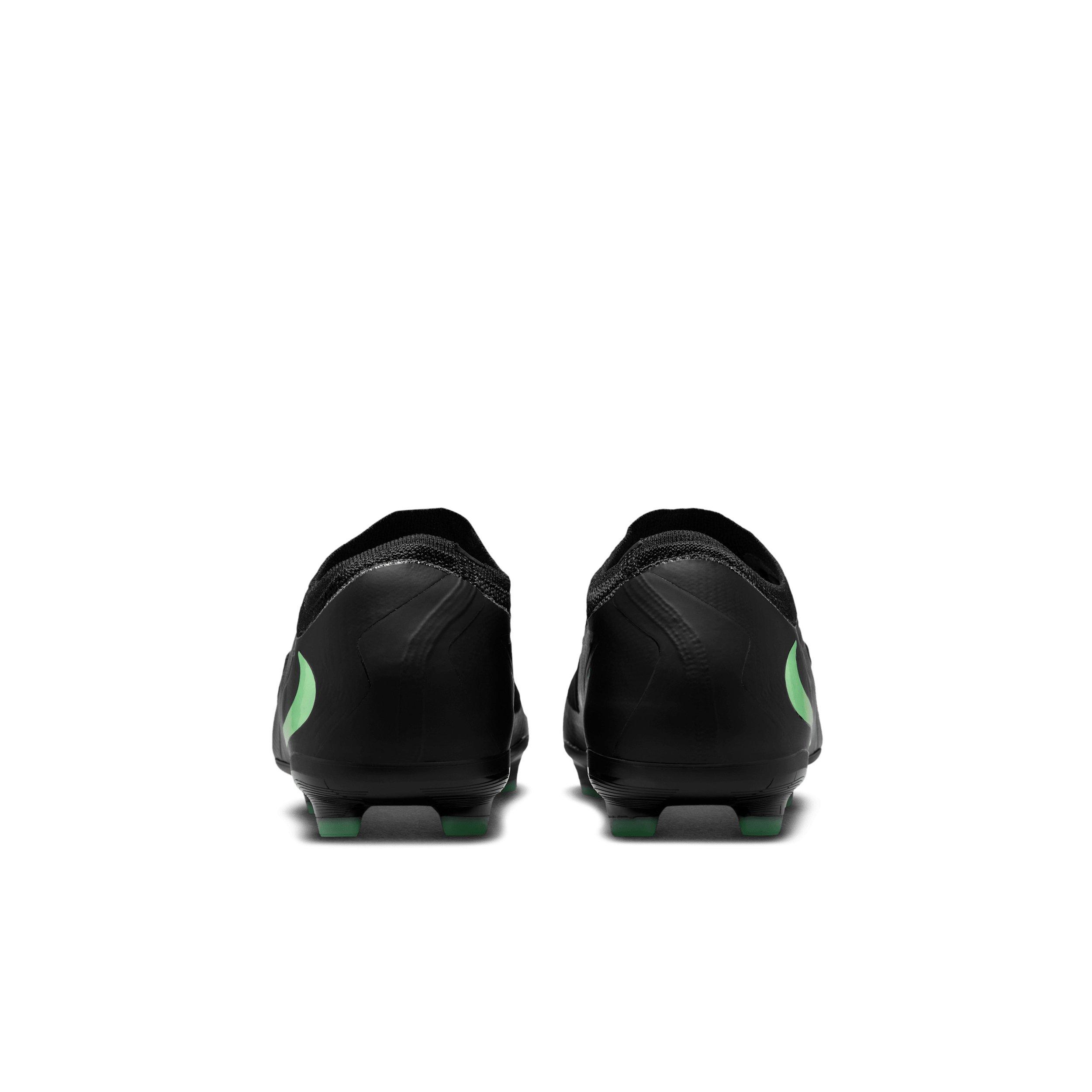 Nike Phantom 6 Low Pro MG Grade School Kids' "Black/Black/Illusion Green" Soccer Cleat