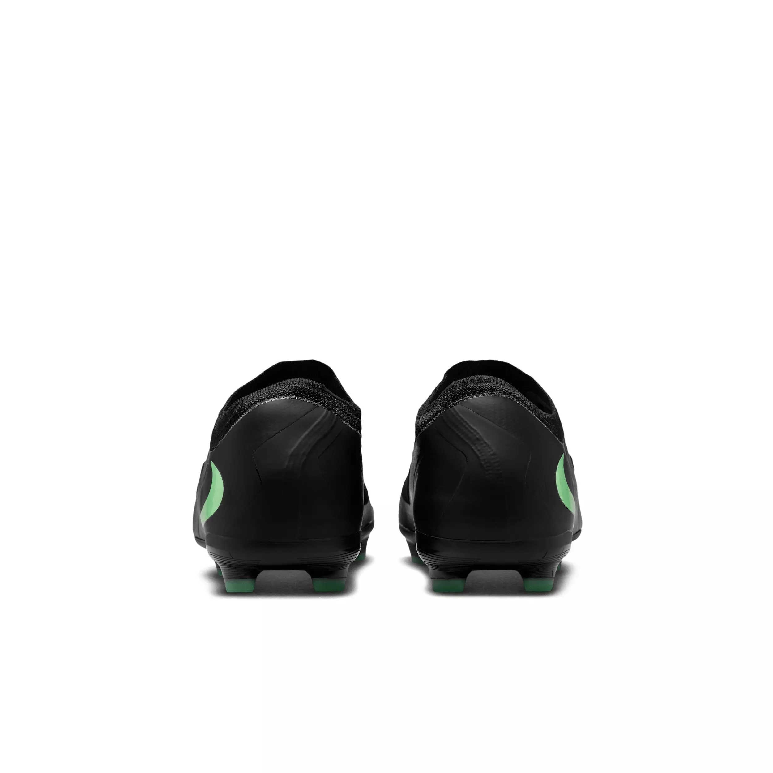 Nike Phantom 6 Low Pro MG "Black/Black/Illusion Green" Grade School Kids' Soccer Cleat - BLACK/BLACK/GREEN