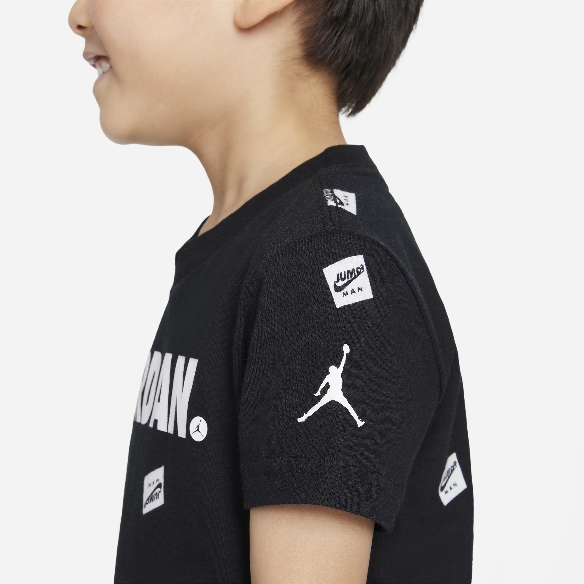 Jordan Little Kids' Air Post It "Black" Set - BLACK Thumbnail View 4