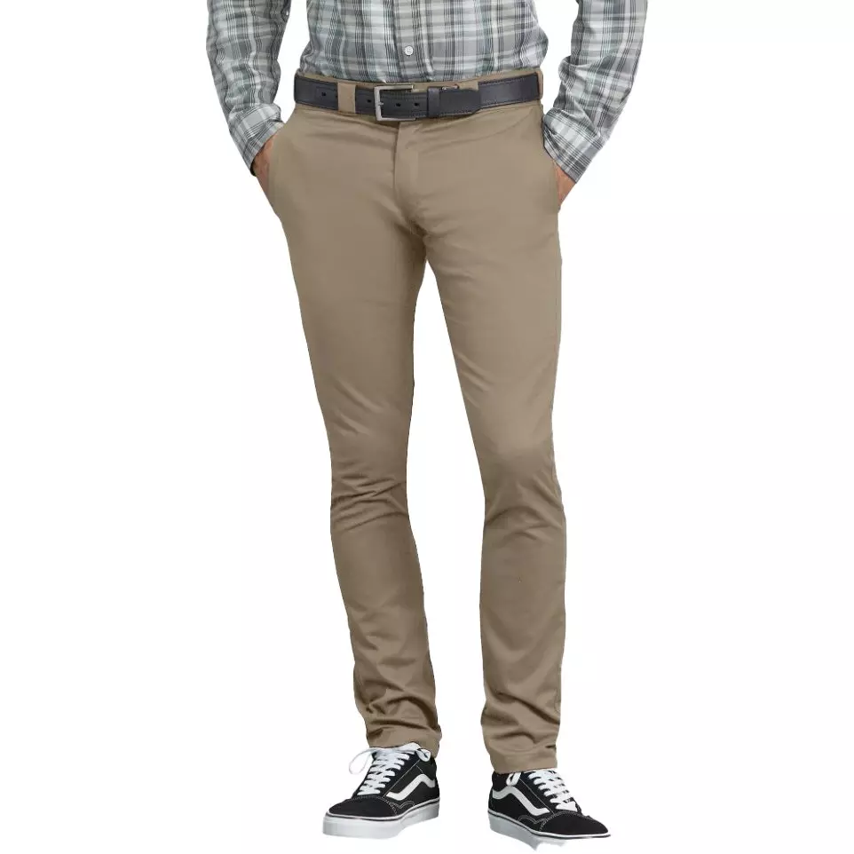 Dickies Men's Skinny "Desert Khaki" Work Pants - KHAKI