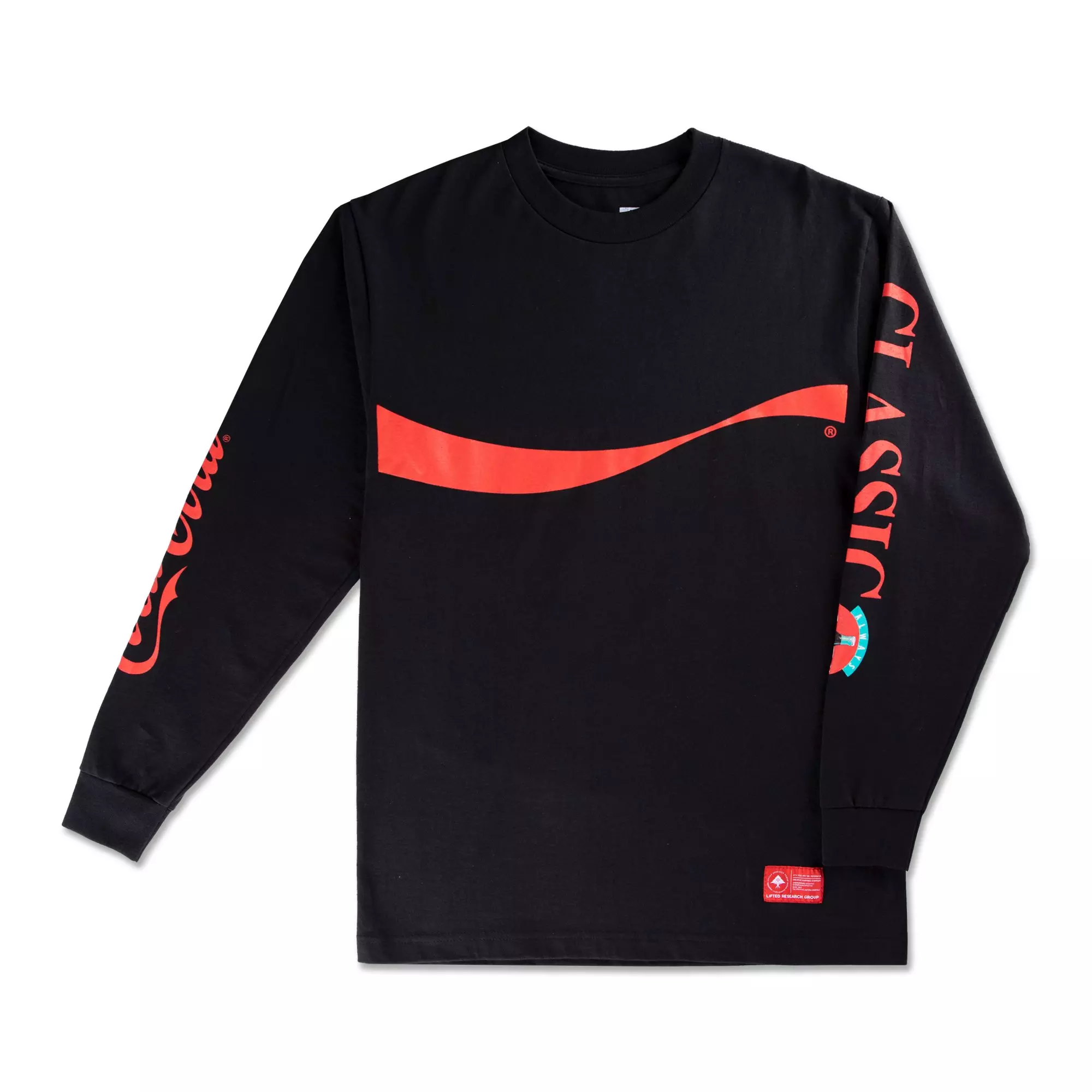 LRG X Coca Cola Men's Enjoy Longsleeve Tee - BLACK