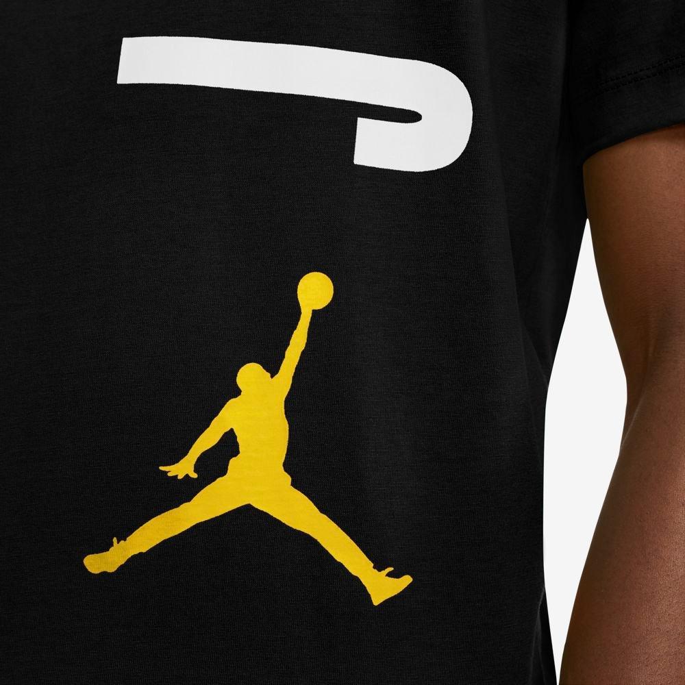 black and yellow jordan outfit