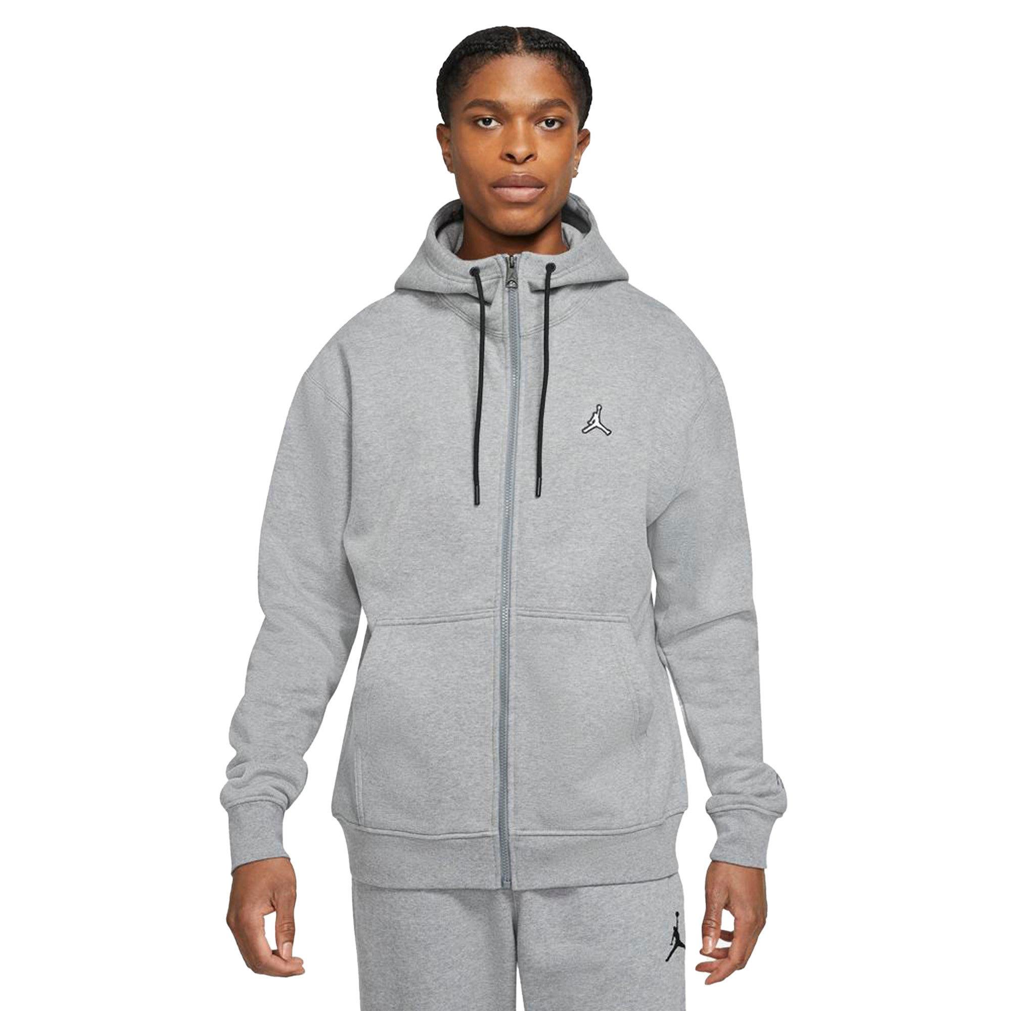 grey jordan zip up