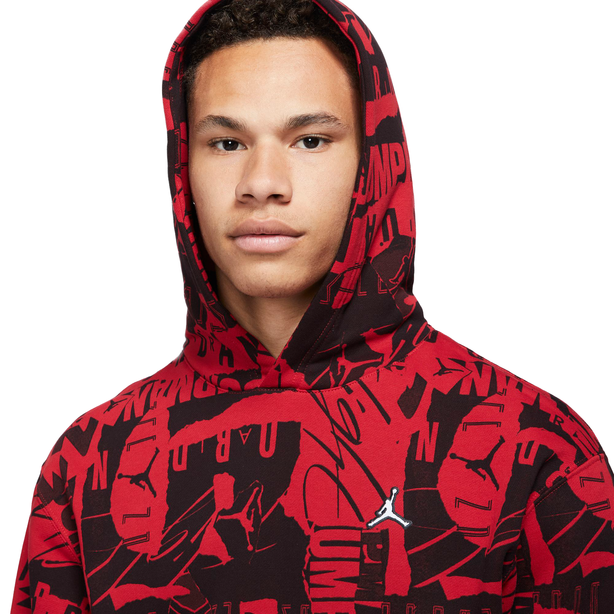 Mens red hot sale jordan hoodie