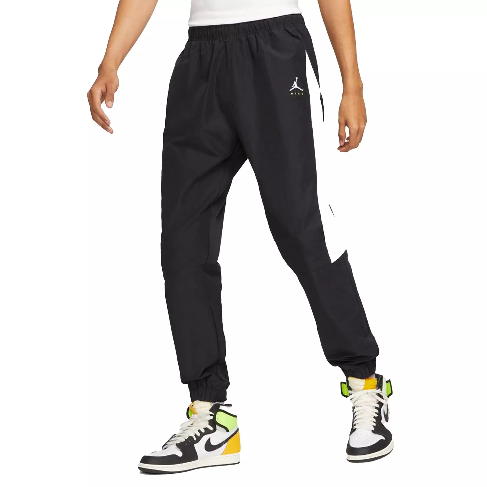Jordan Men's "Black" Jumpman Woven Pant - BLACK/WHITE