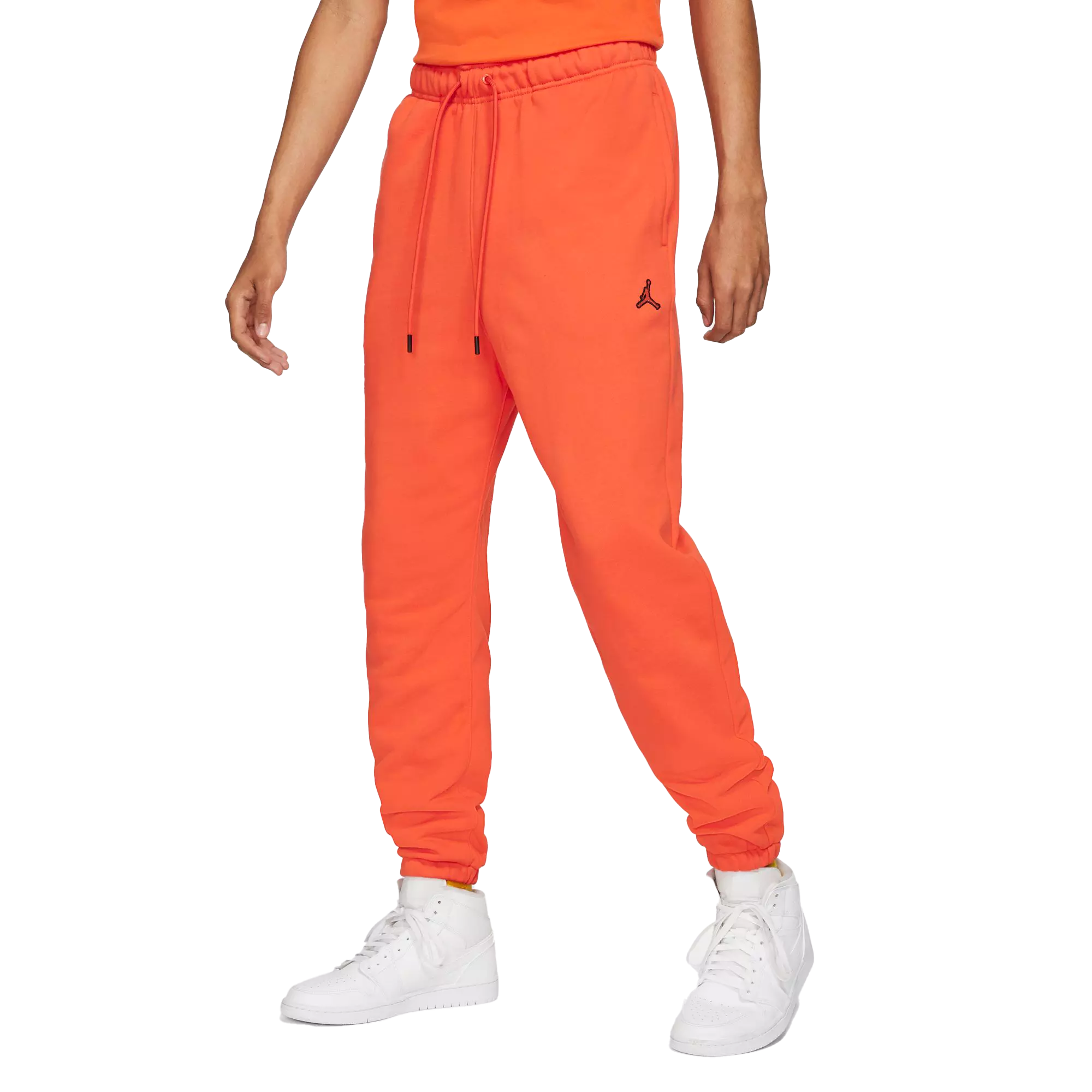 Jordan Men's Essentials Orange Fleece Pants - Hibbett