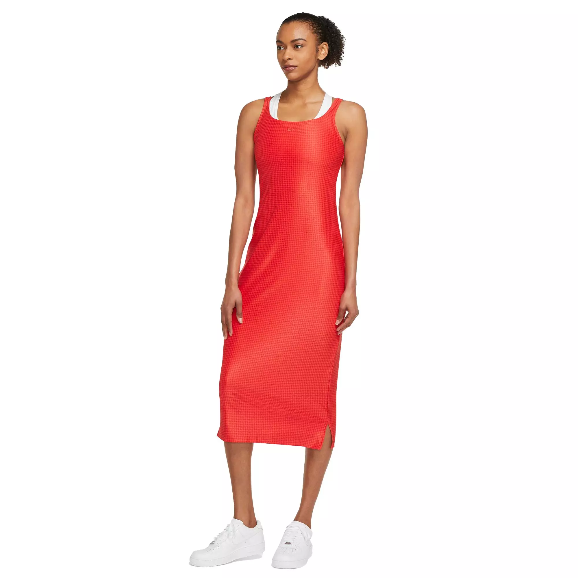Nike Women's Sportswear Icon Clash "Chile Red" Dress - RED