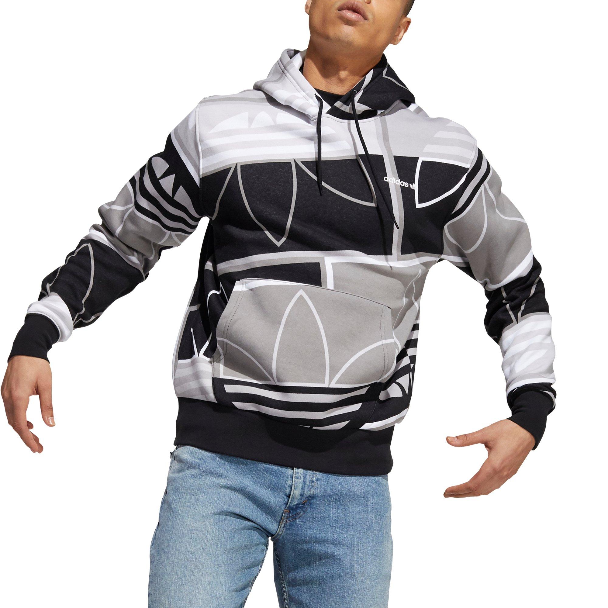 adidas hoodie with logo all over