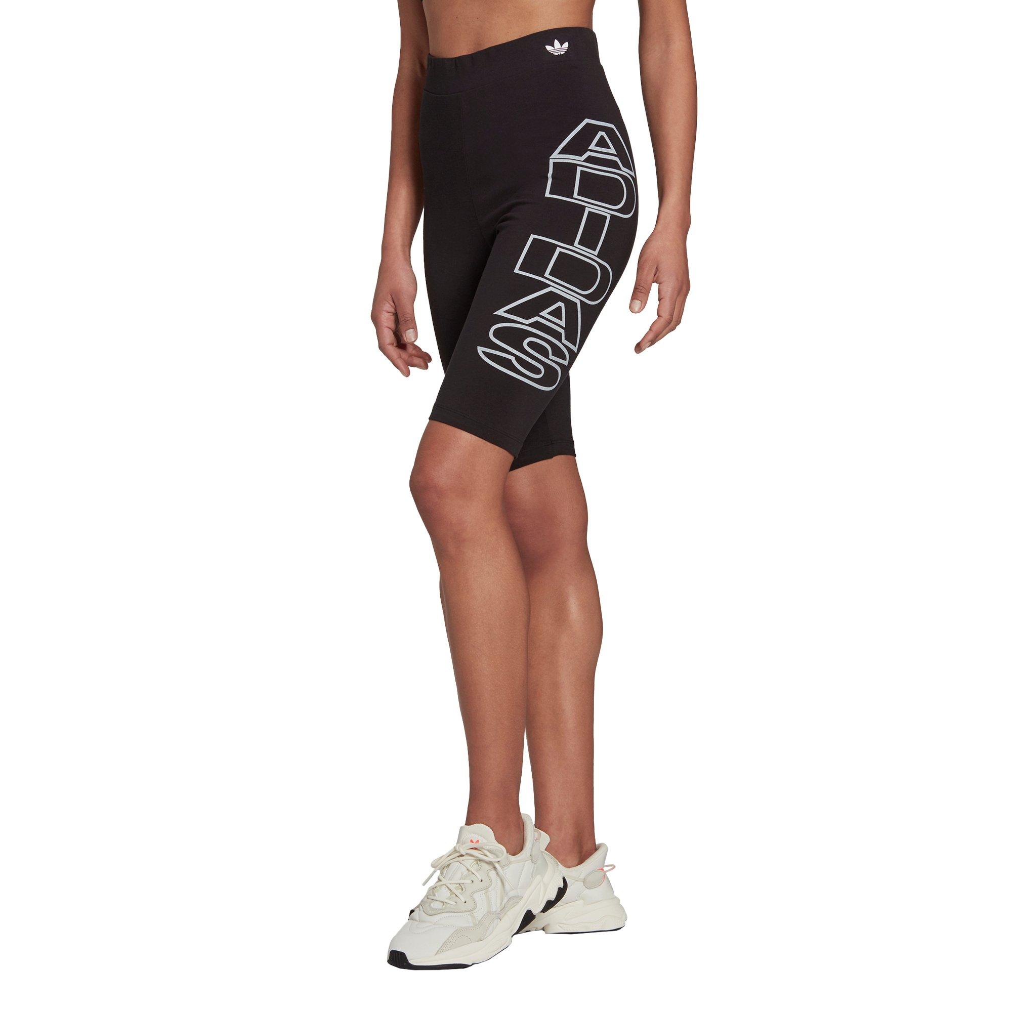 adidas Women's Originals ID Letter Short Leggings - Hibbett | City Gear