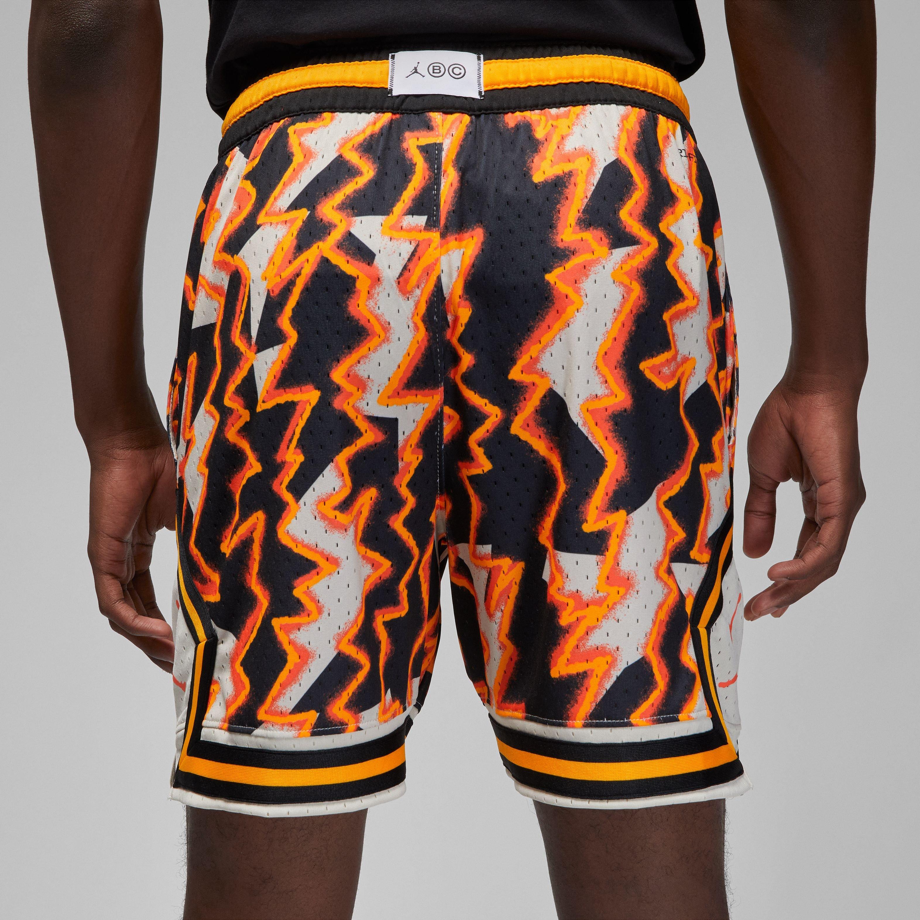 Jordan Men's Dri-FIT Sport Breakfast Club All Over Print Diamond Short-Bone